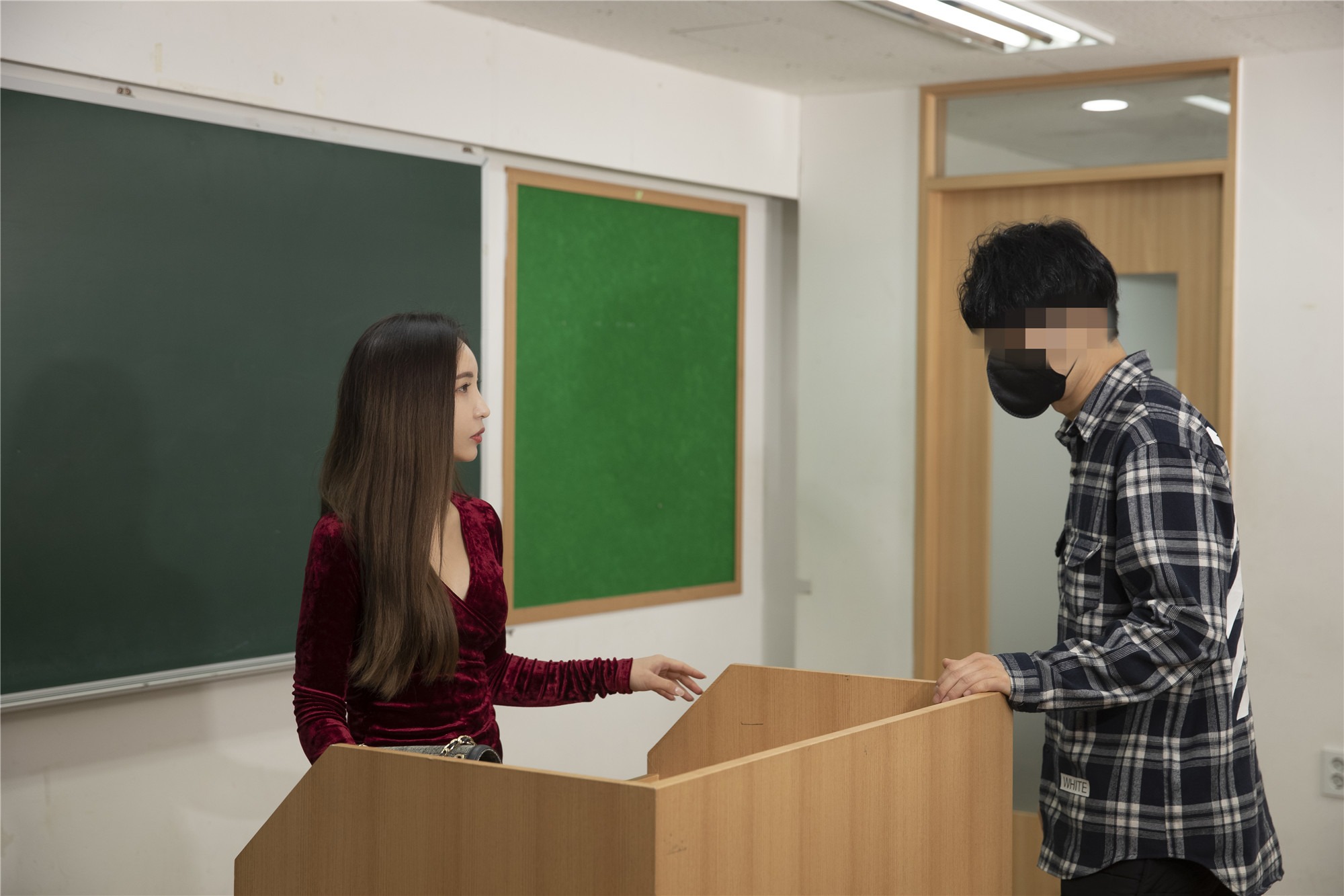 BUNNY] Lee Ha Kim - Teased Teacher 101P