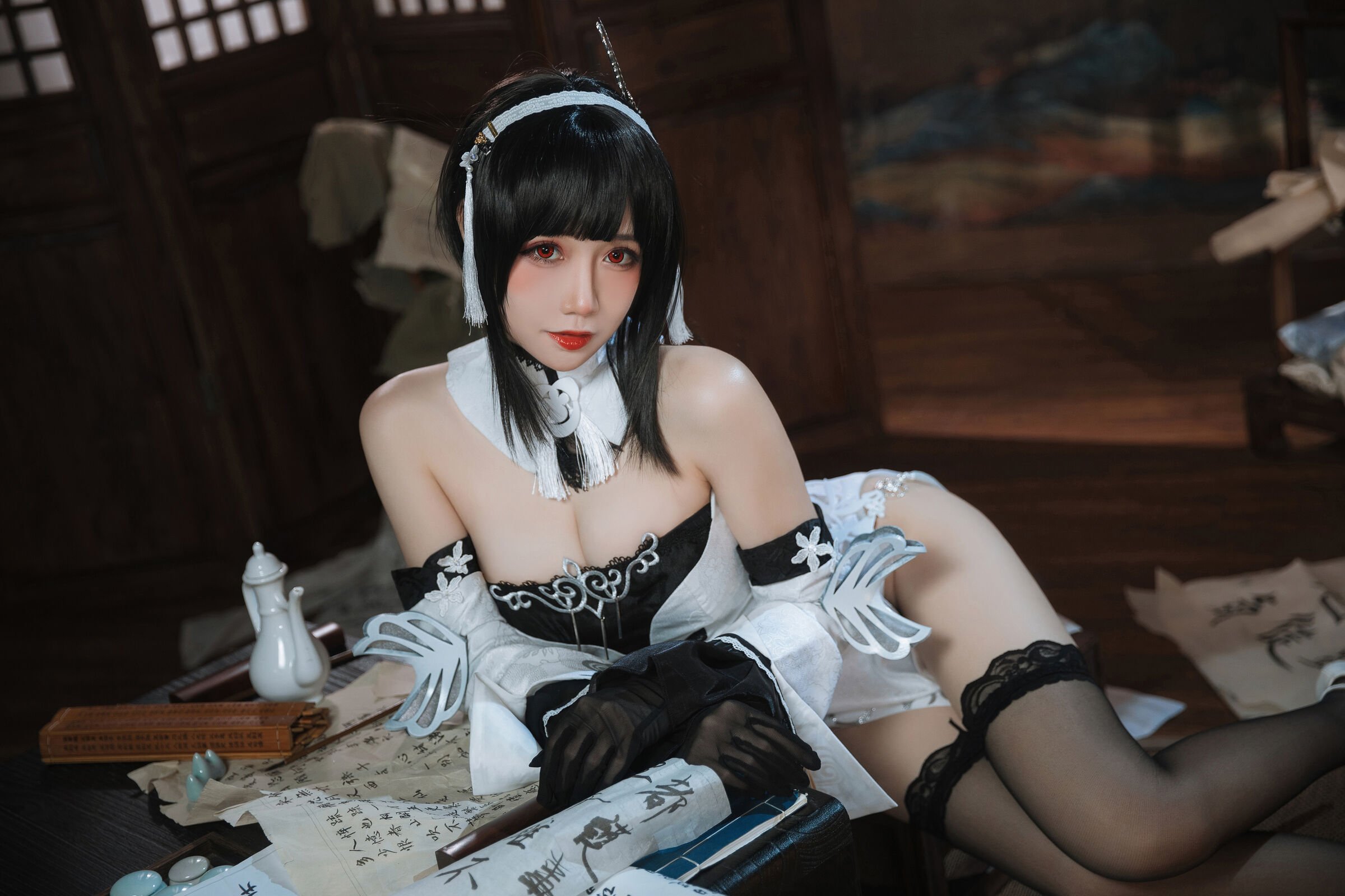 メンメンタン アズールレーン チンカイ 白黒礼服