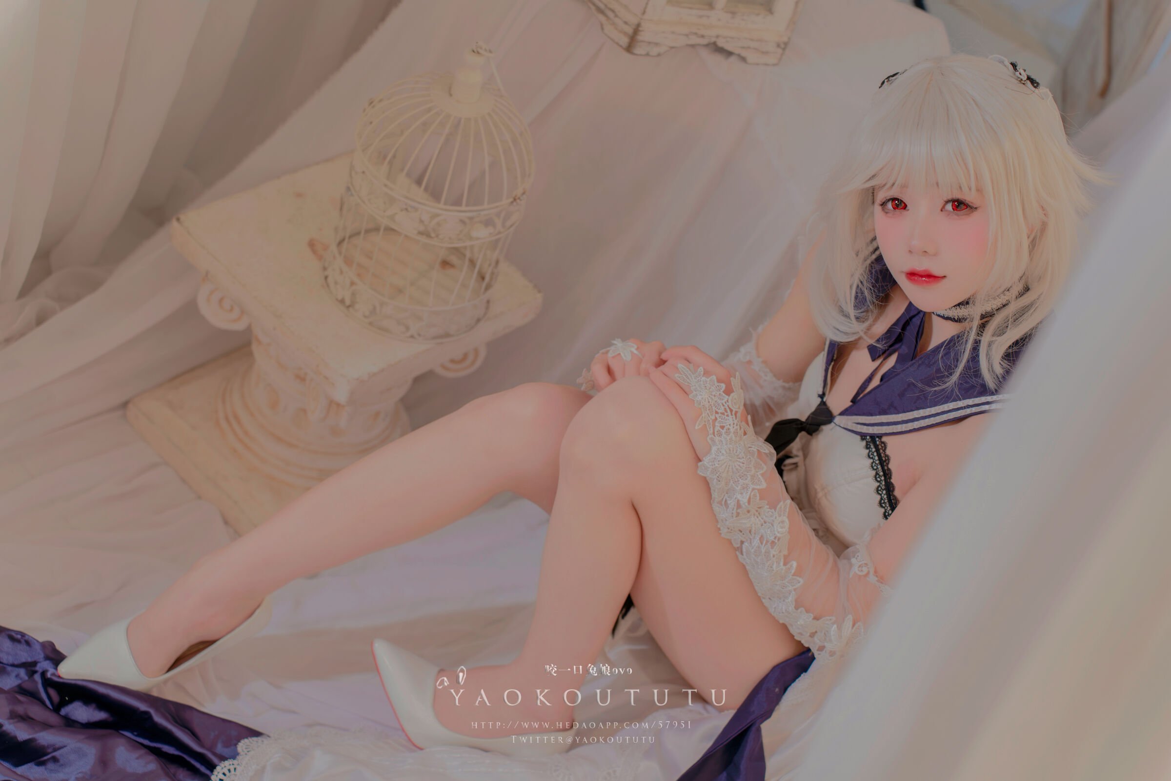 กัดหนึ่งคำกระต่ายสาว ovo การแต่งหน้าของคุณหนู-เควี