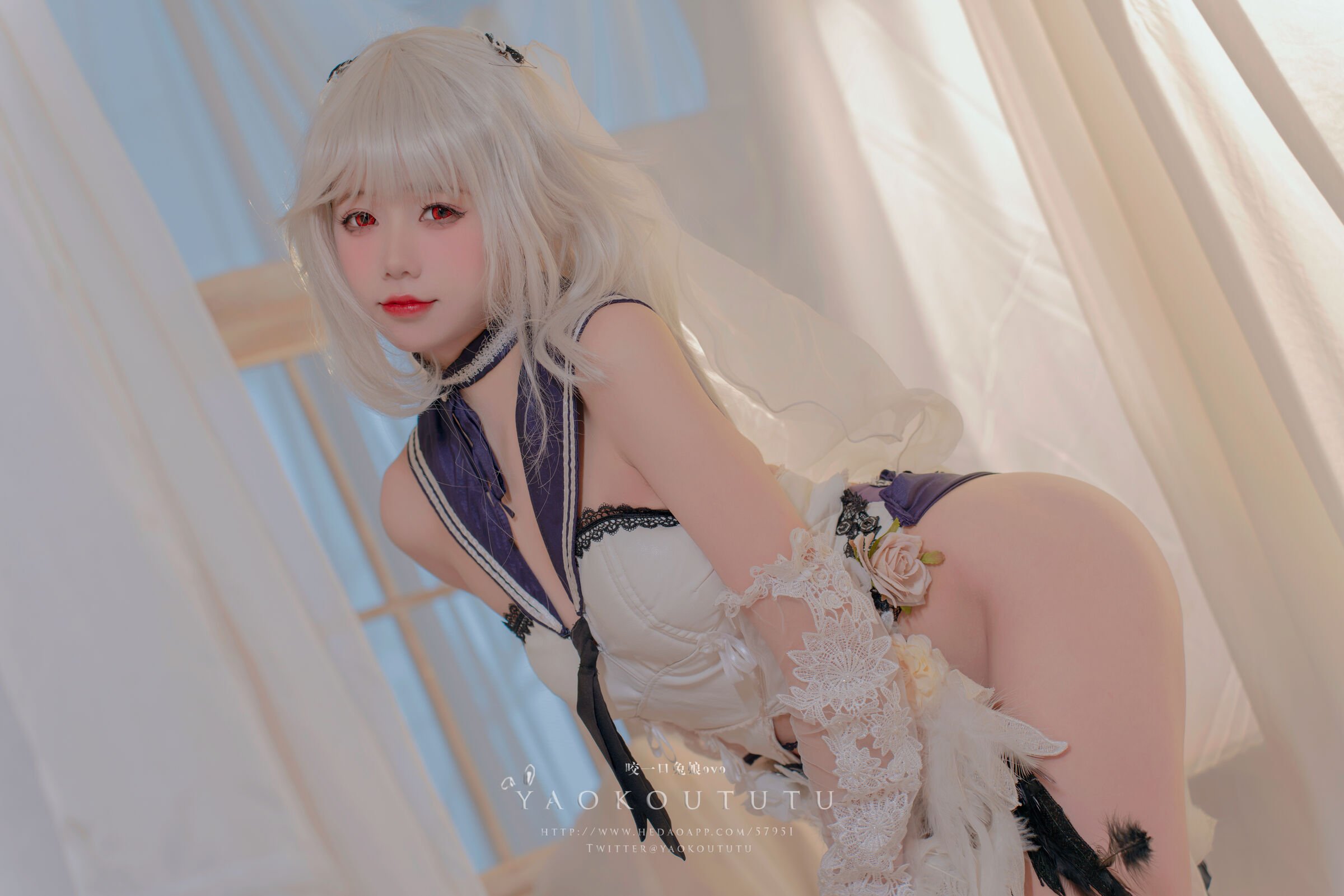 กัดหนึ่งคำกระต่ายสาว ovo การแต่งหน้าของคุณหนู-เควี