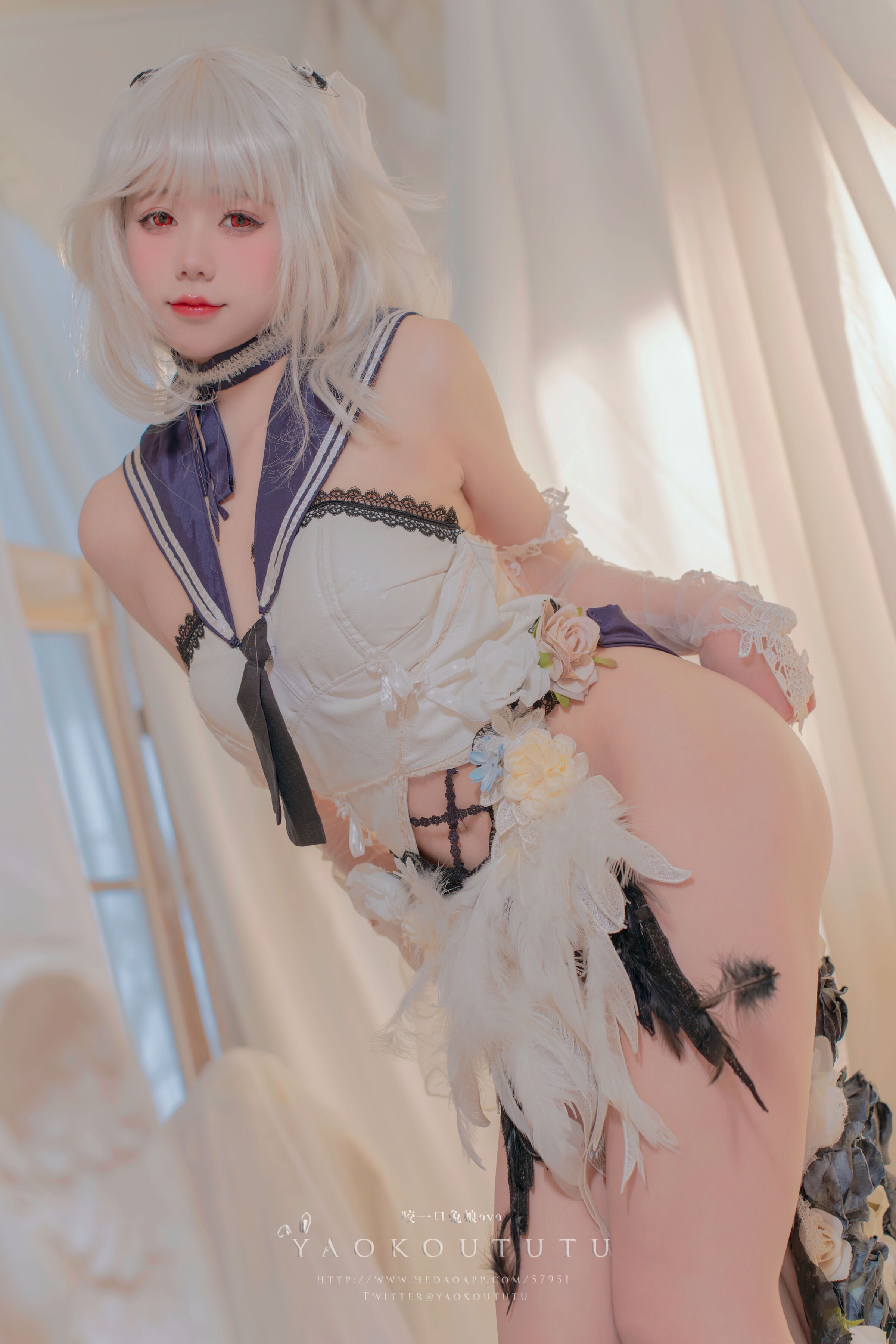 กัดหนึ่งคำกระต่ายสาว ovo การแต่งหน้าของคุณหนู-เควี