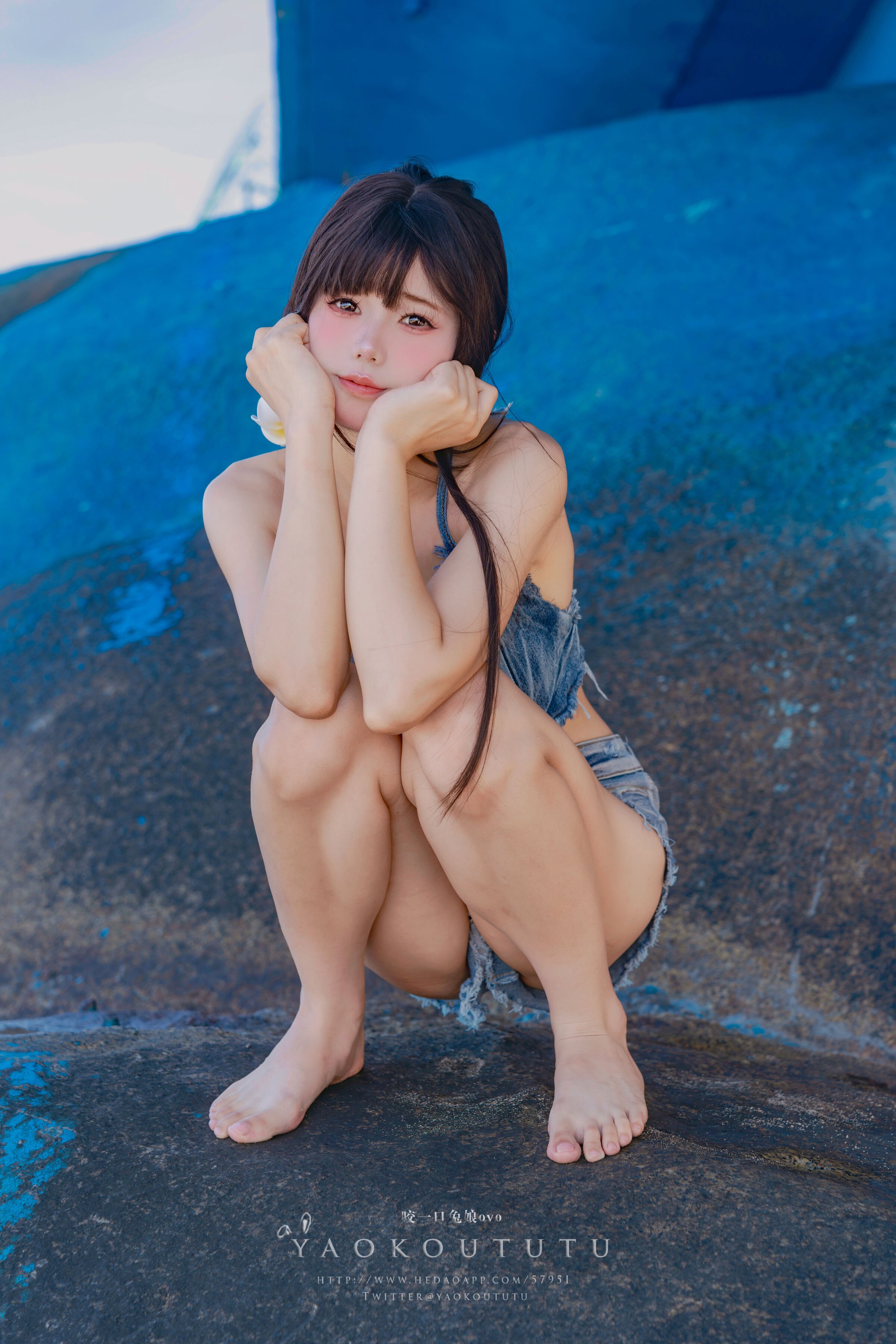 Bite a bunny girl ovo, Summer day of the sea