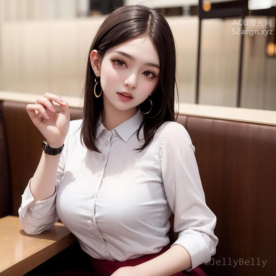 JellyBelly AI剧情图包：性感秘书背着男友给我插第2部 JellyBelly Part 10