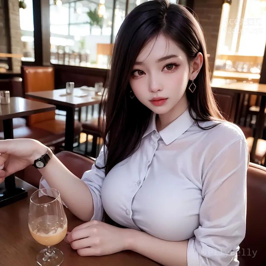 JellyBelly AI剧情图包：性感秘书背着男友给我插第2部 JellyBelly Part 10