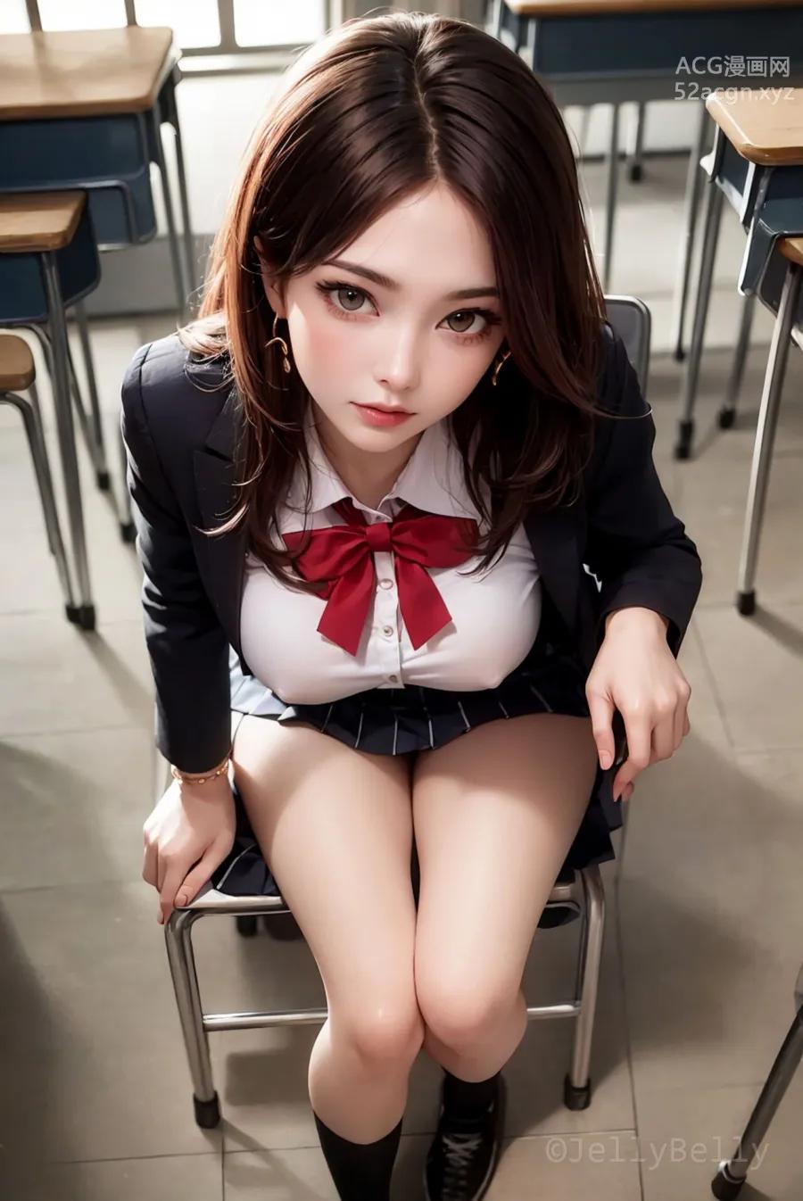 JellyBelly AI剧情图包：性感秘书NTR背着男友给我插 3部 JellyBelly Part 12