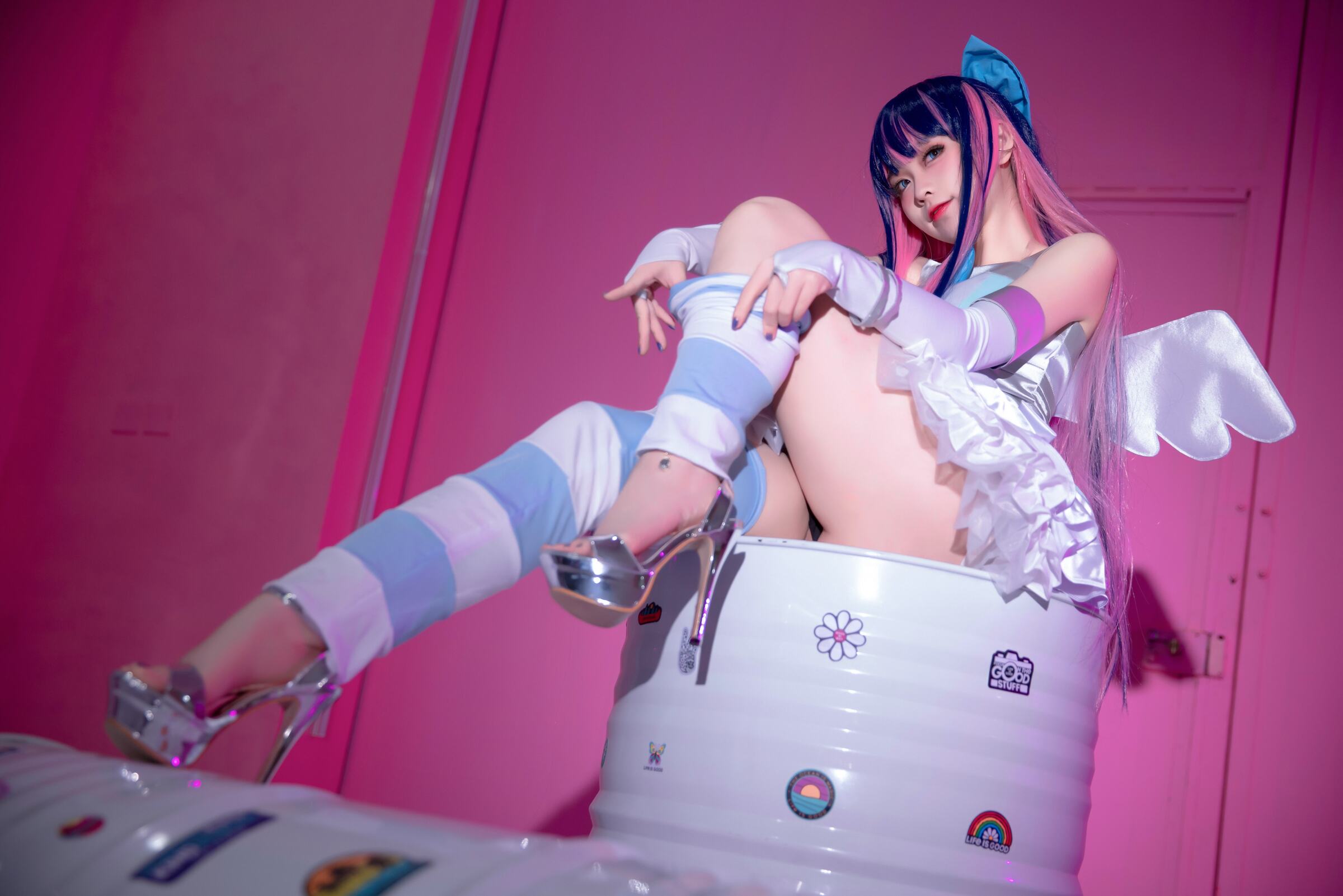 G44 không bị thương Thiên thần tất đai Stocking