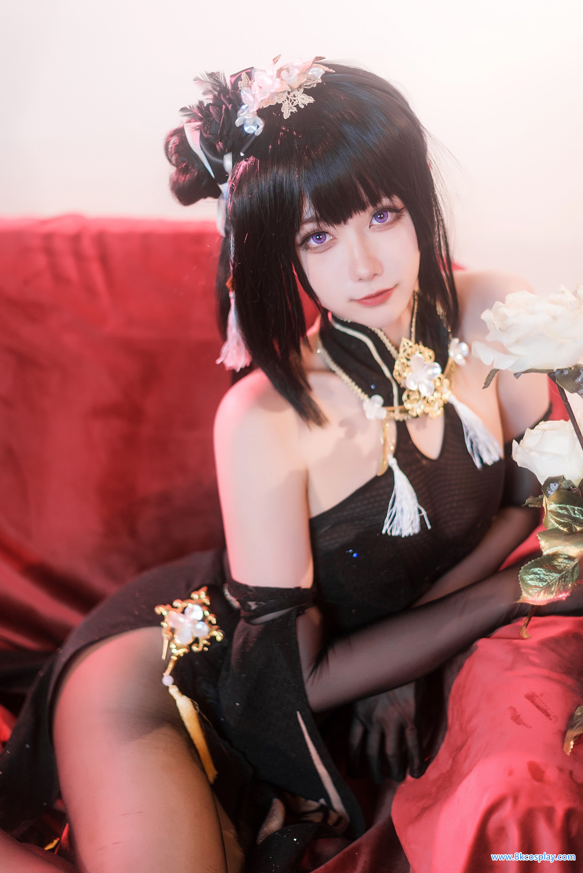 Momoko葵葵] Azur Lane Zhen Hai Exotic Luxury Flower Garden Azur Lane ChenHai