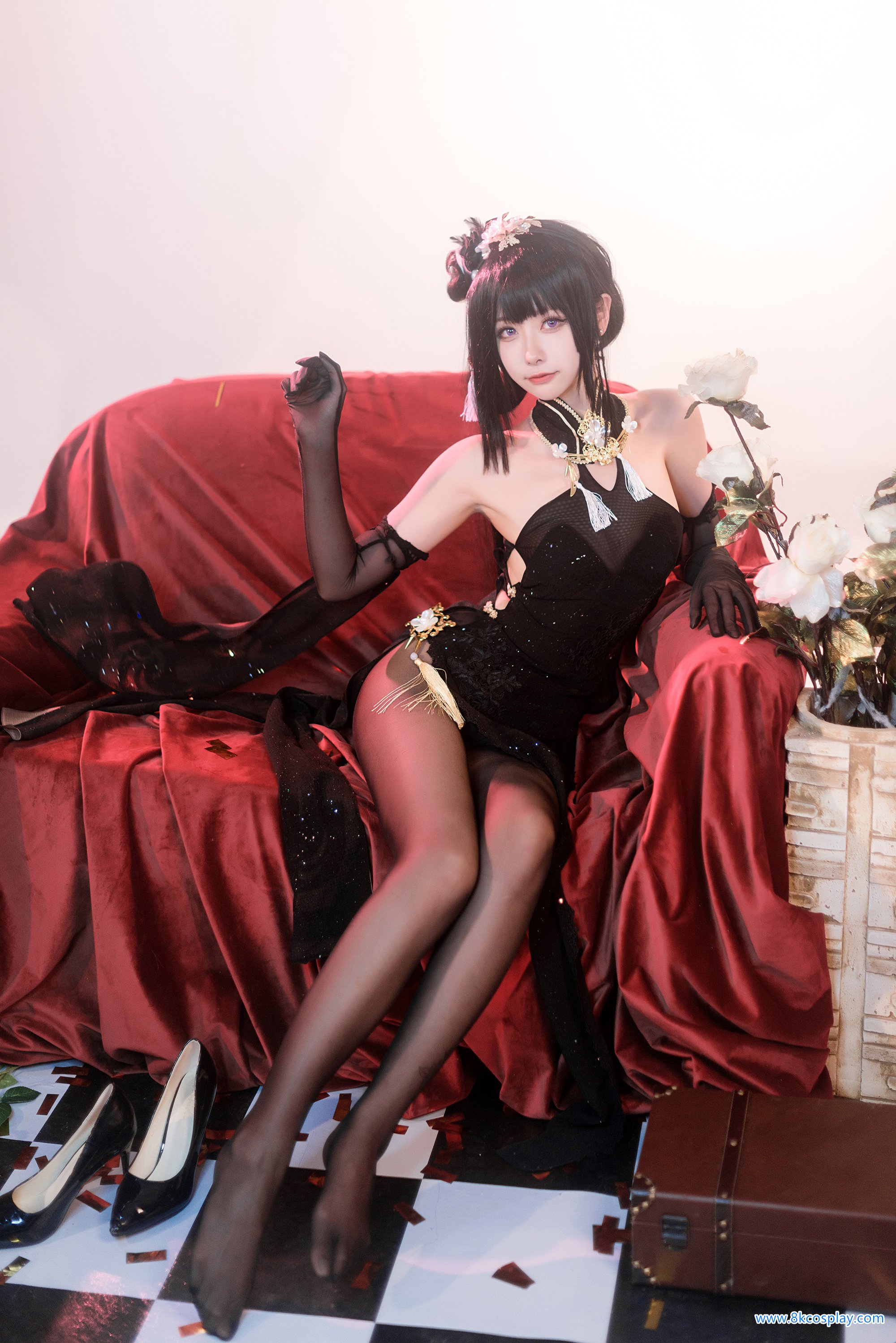 Momoko葵葵] Azur Lane Zhen Hai Exotic Luxury Flower Garden Azur Lane ChenHai