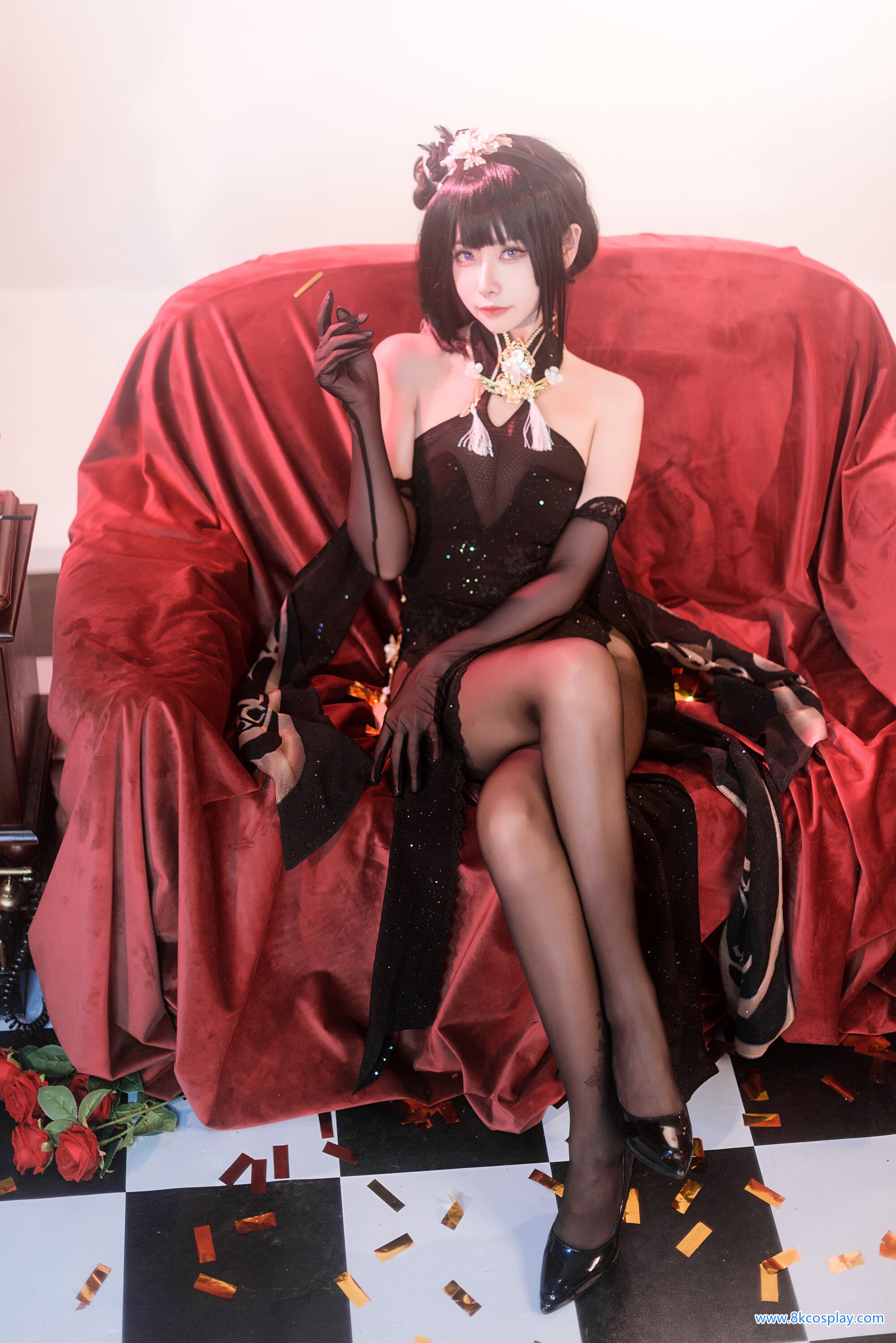 Momoko葵葵] Azur Lane Zhen Hai Exotic Luxury Flower Garden Azur Lane ChenHai