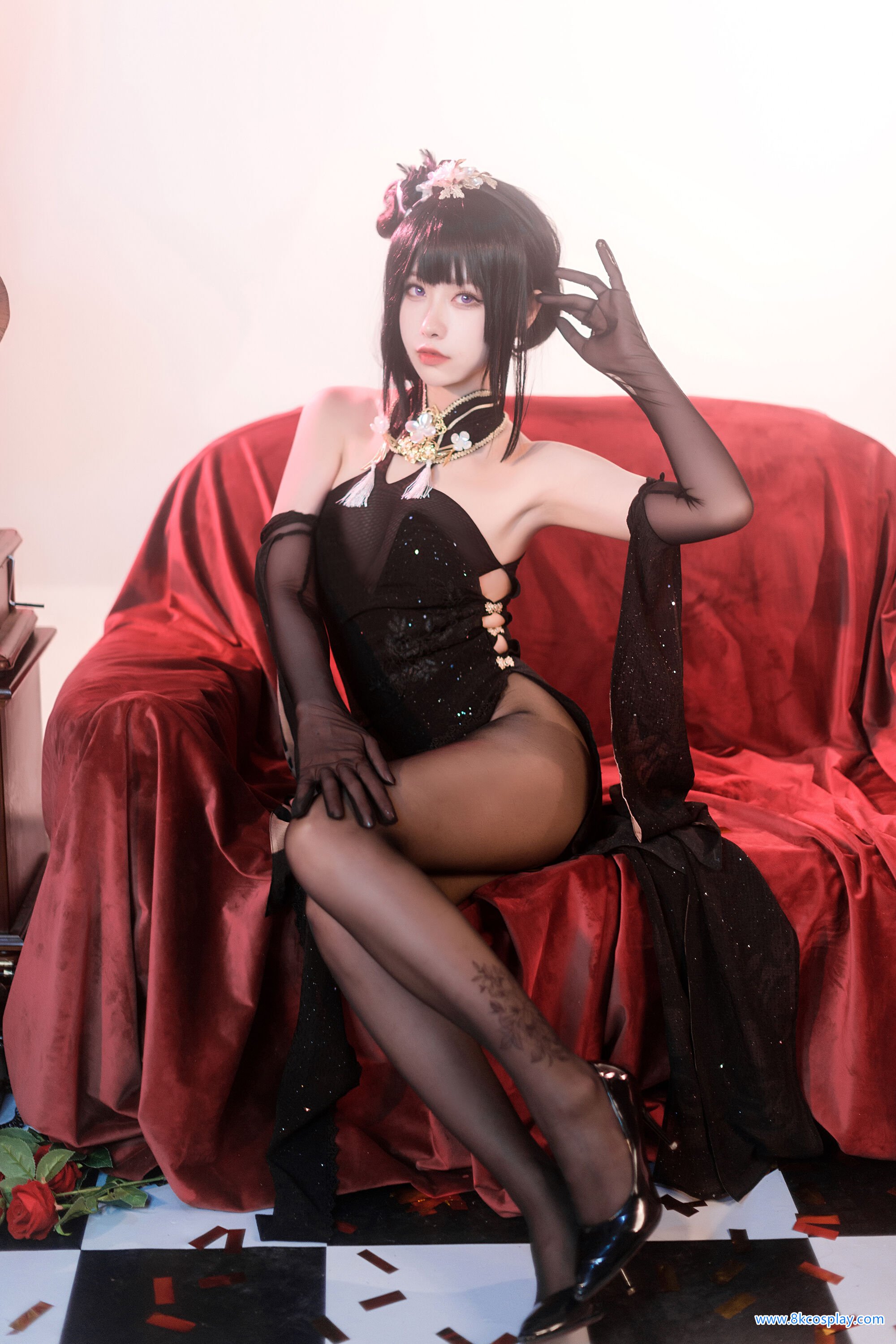 Momoko葵葵] Azur Lane Zhen Hai Exotic Luxury Flower Garden Azur Lane ChenHai