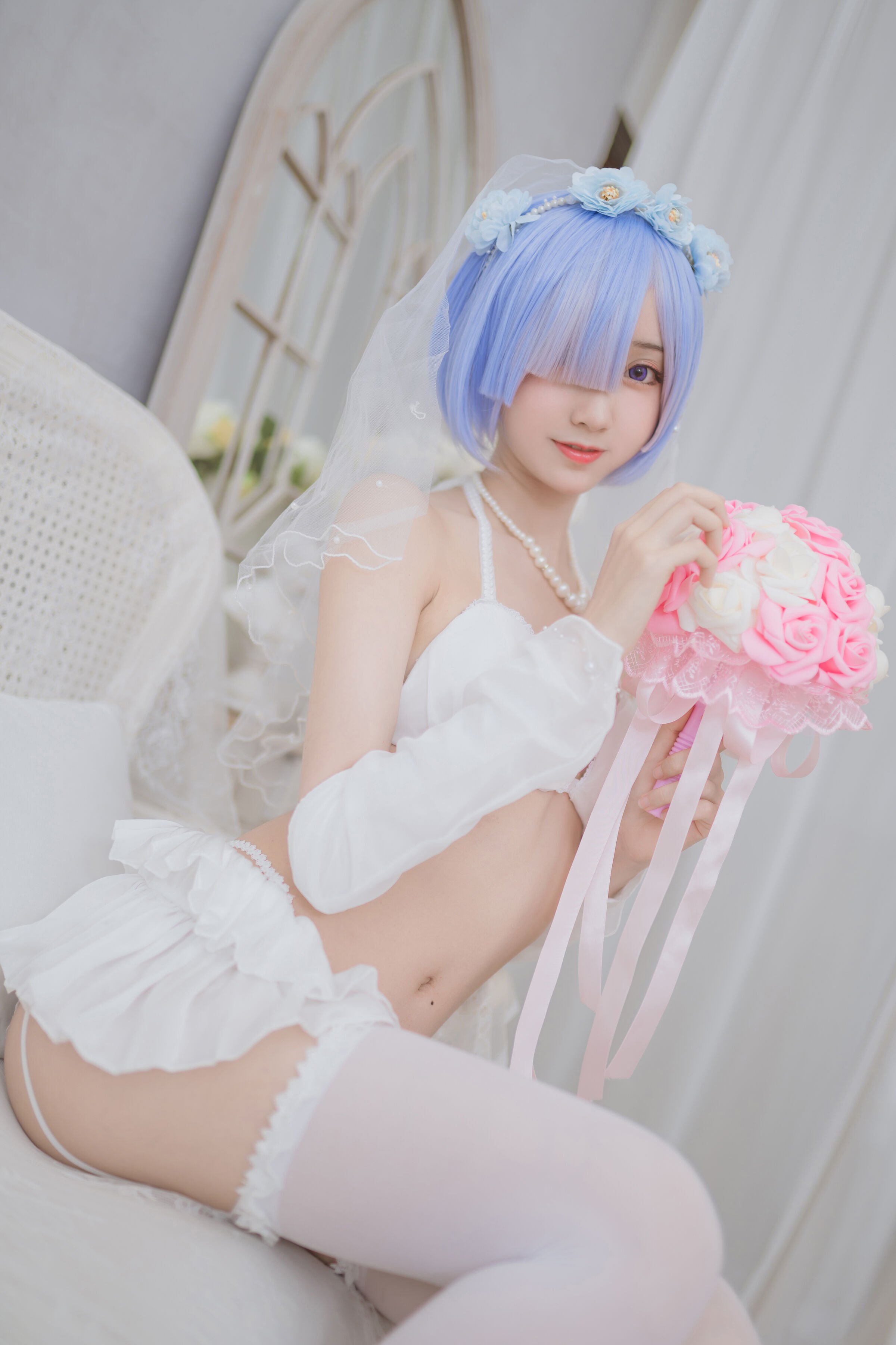 木綿綿OwO] 蕾姆婚紗