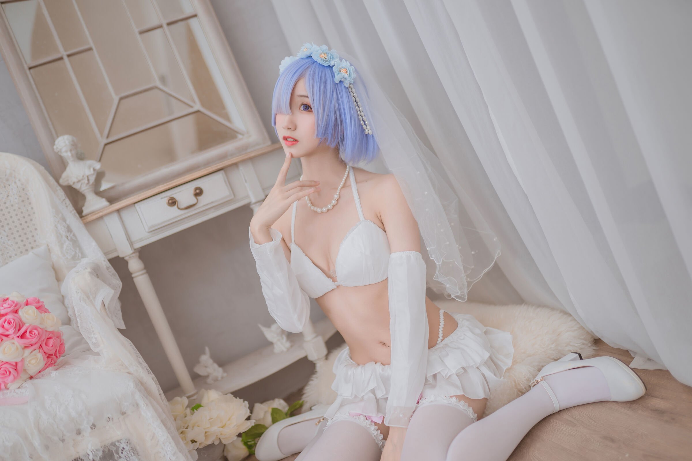 木綿綿OwO] 蕾姆婚紗