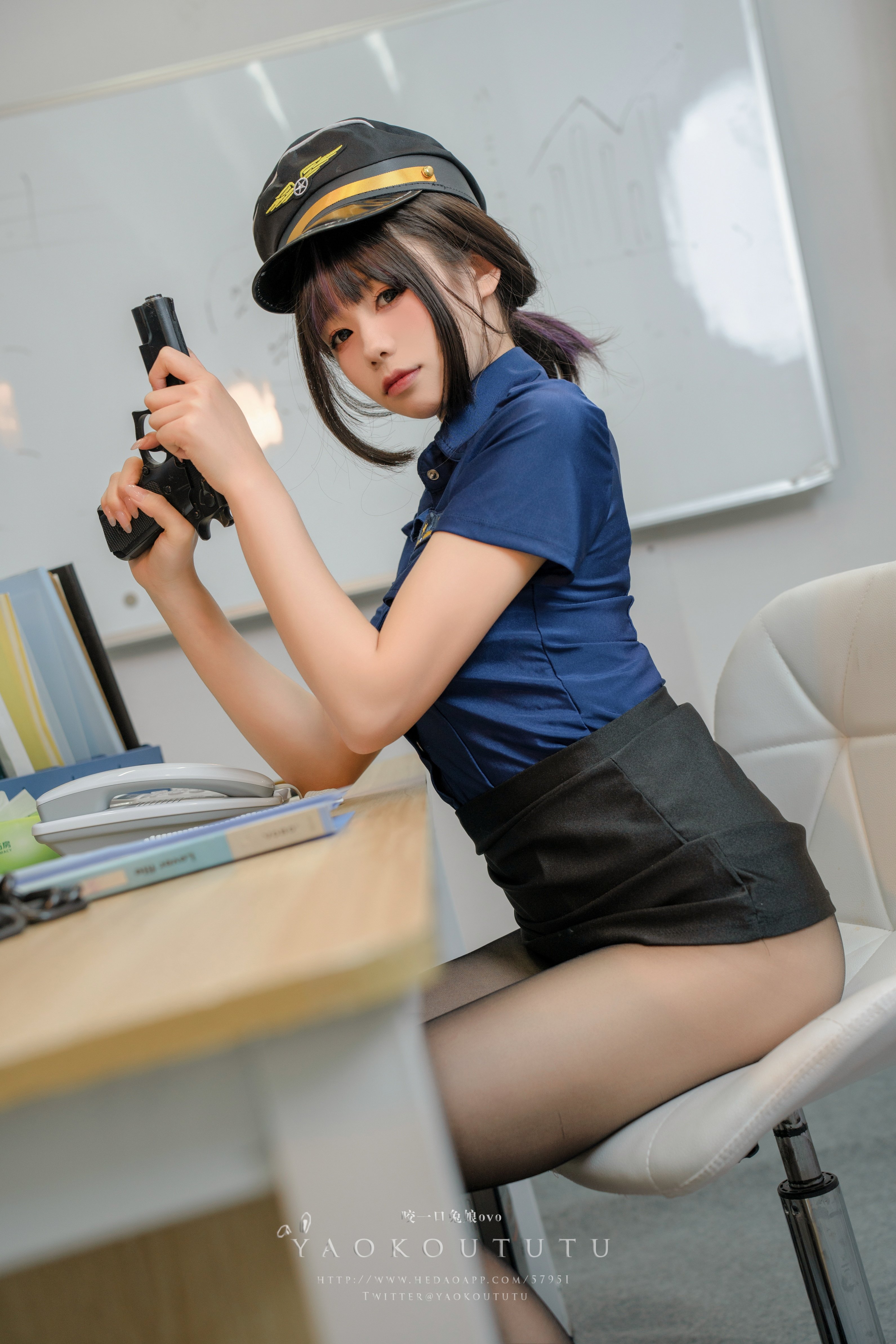 กัดหนึ่งคำ กระต่าย娘 ovo - ตำรวจหญิง อู๋หลง女警