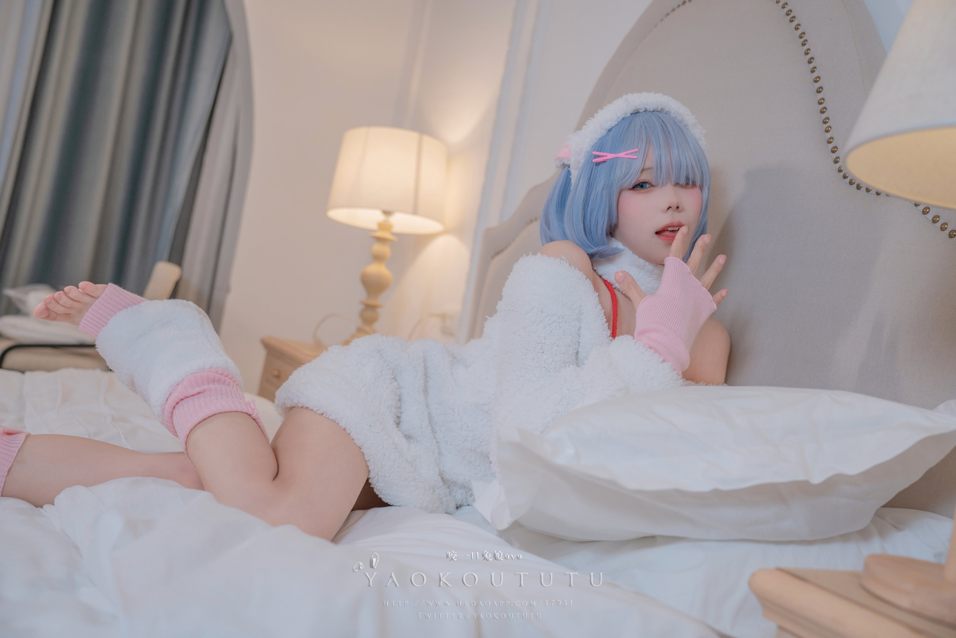 咬一口兔娘ovo - Rem 咩咩 蕾姆咩咩