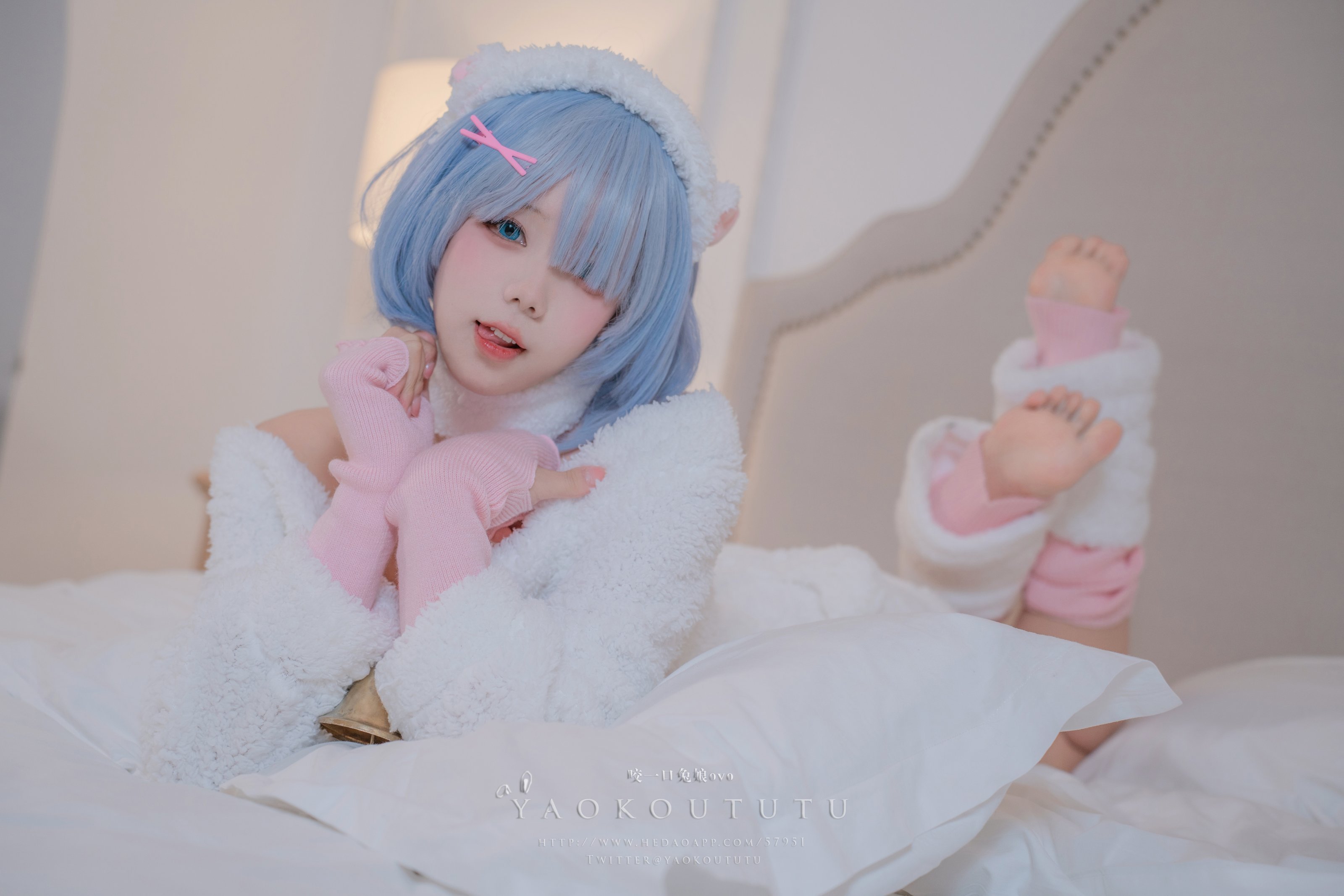 咬一口兔娘ovo - Rem 咩咩 蕾姆咩咩