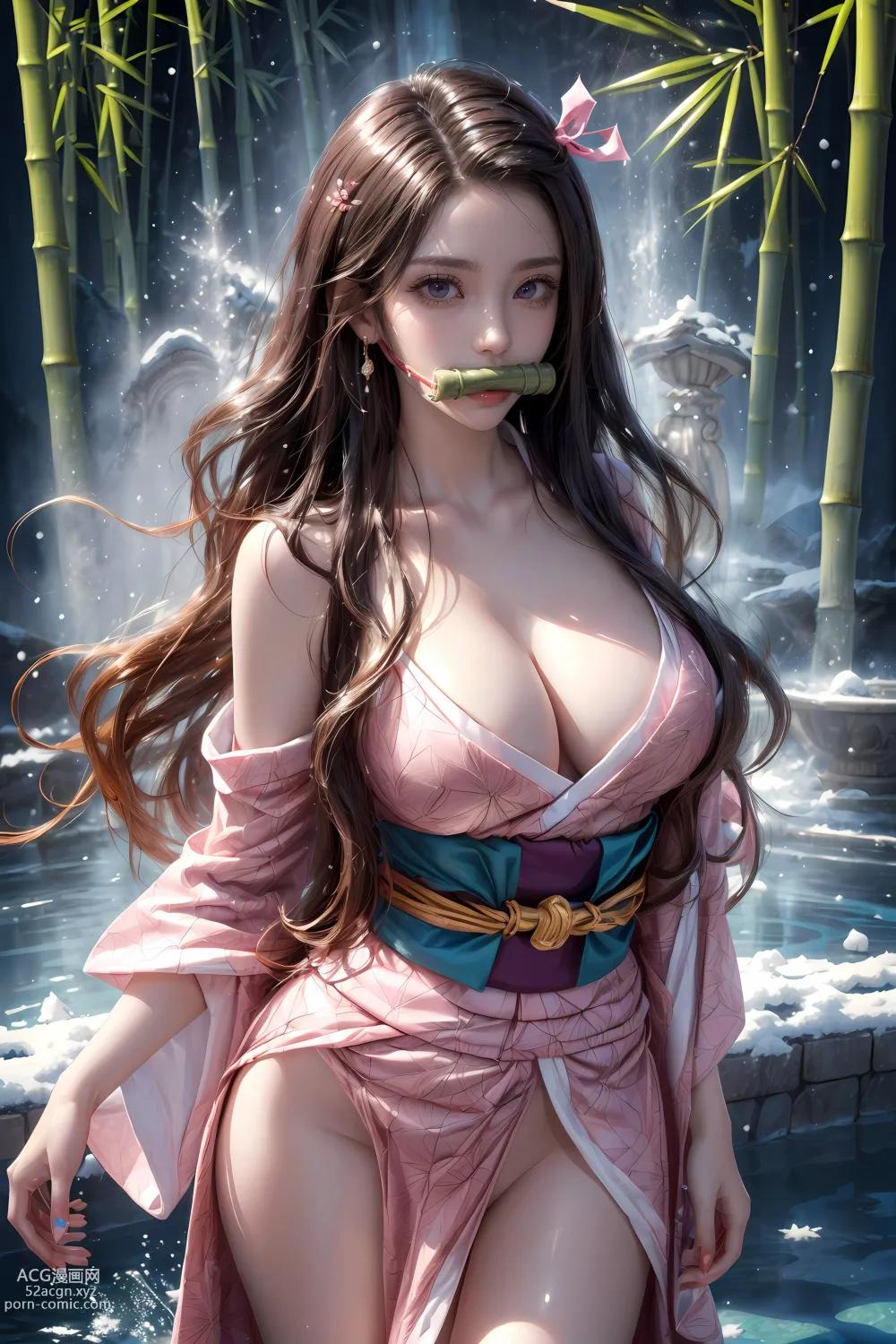 อนิเมะ สาว] 【kuzan】ดาบพิฆาตอสูร-เนซึโกะ53