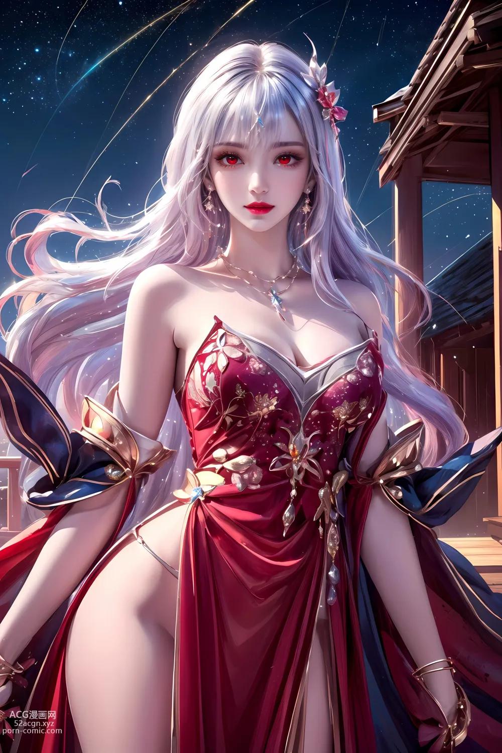 Kuzan AI动漫女角：完美世界太阴玉兔 60P