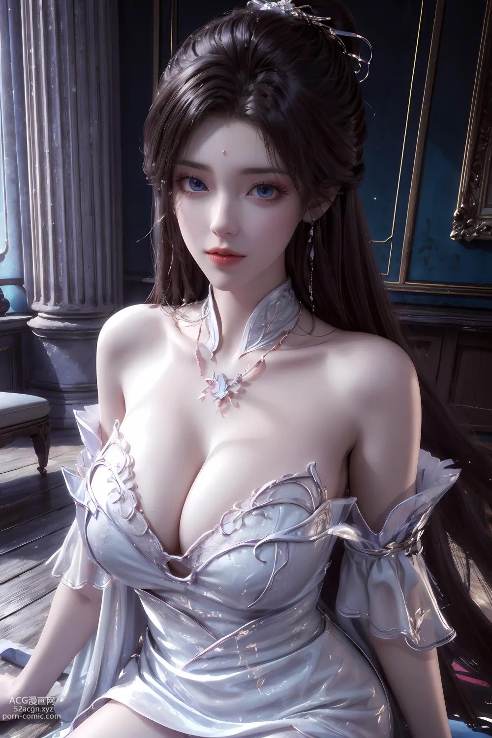 Kuzan AI动漫女角：完美世界月蝉 63P