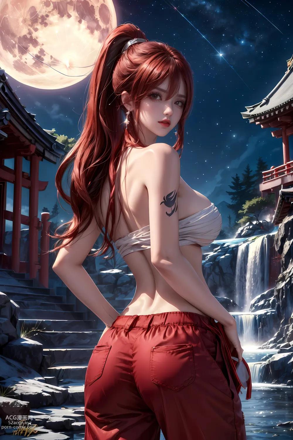 Anime Girl ] 【kuzan】Fairy Tail - Erza (Nguyệt Hạ Dao Đài) 60