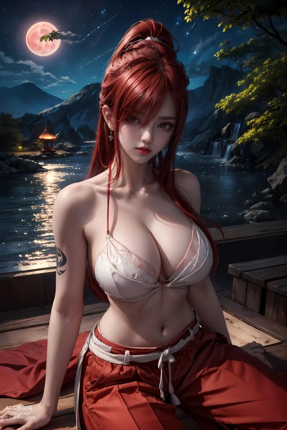 Anime Girl ] 【kuzan】Fairy Tail - Erza (Nguyệt Hạ Dao Đài) 60