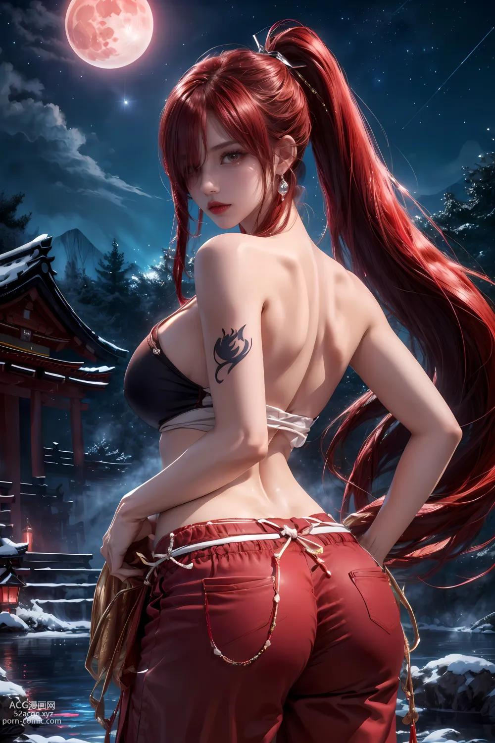 Anime Girl ] 【kuzan】Fairy Tail - Erza (Nguyệt Hạ Dao Đài) 60
