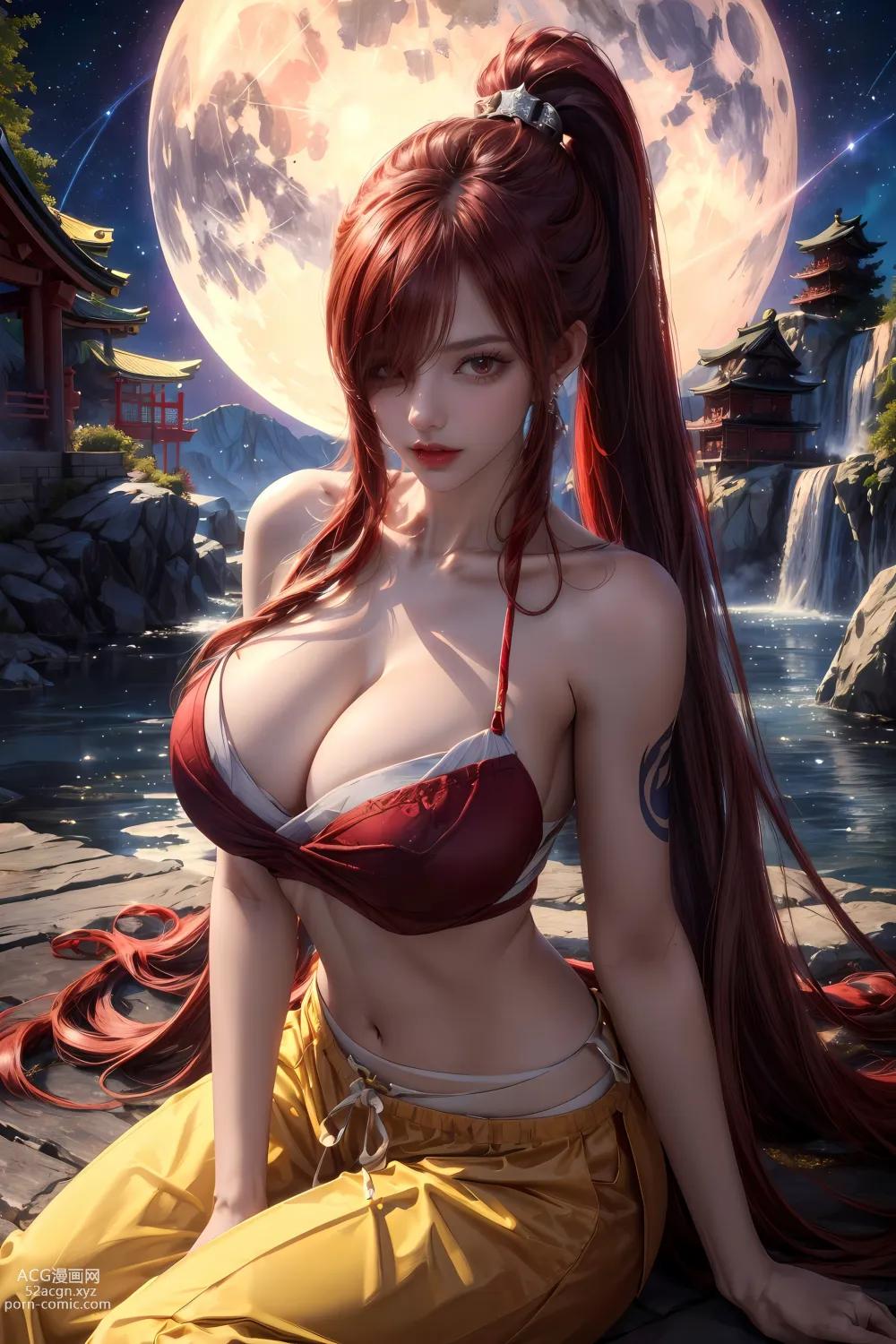 Anime Girl ] 【kuzan】Fairy Tail - Erza (Nguyệt Hạ Dao Đài) 60