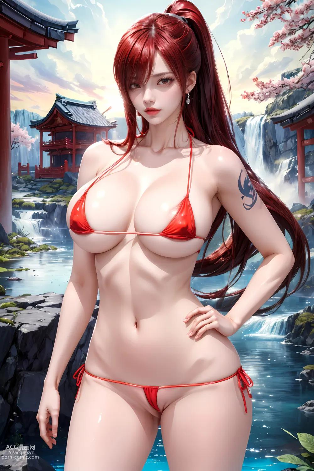 Anime Girl ] 【kuzan】 Fairy Tail - Erza (Bikini) 19