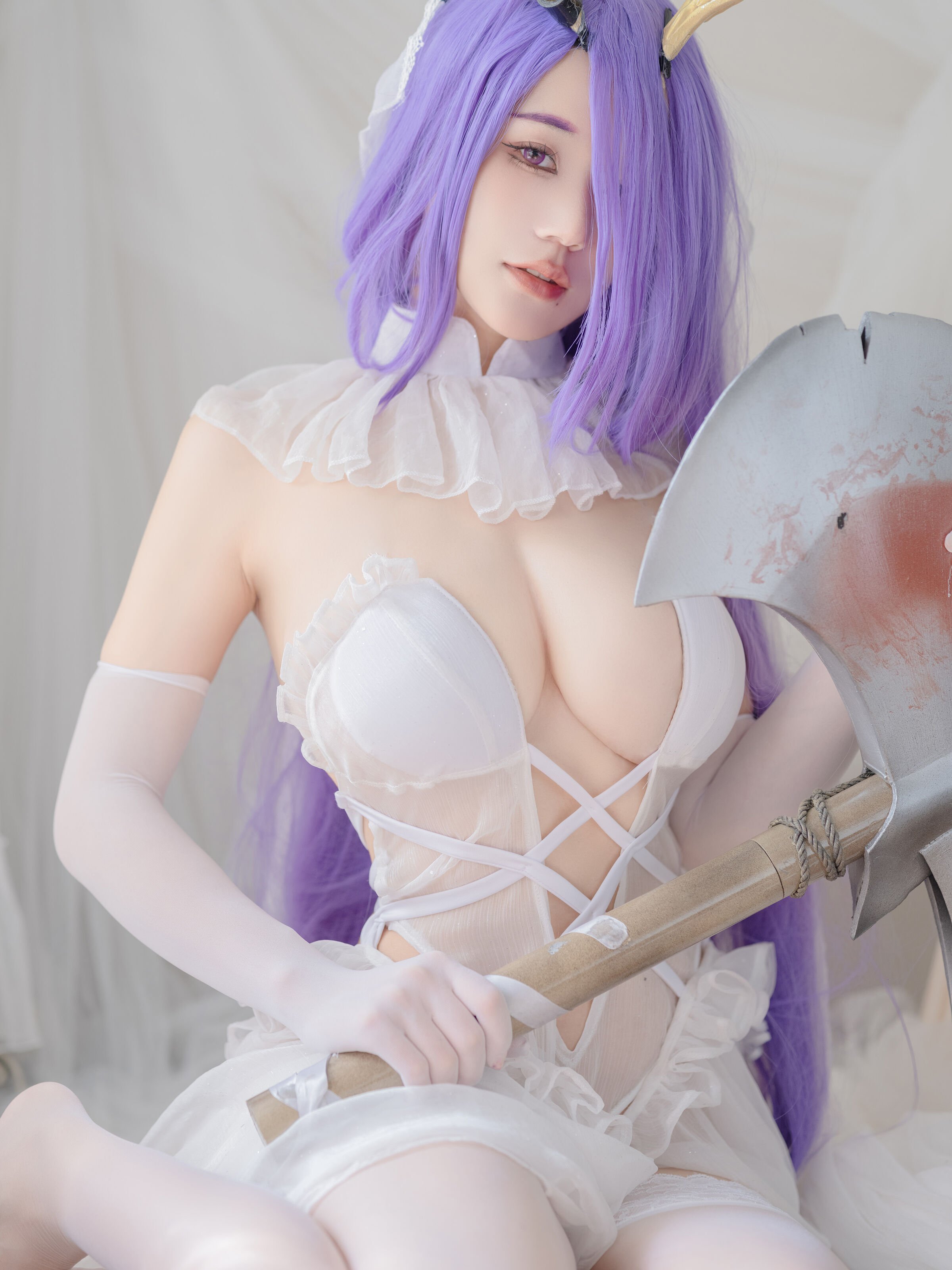 Chiyoda w Kim Lộc Váy cưới Azur Lane