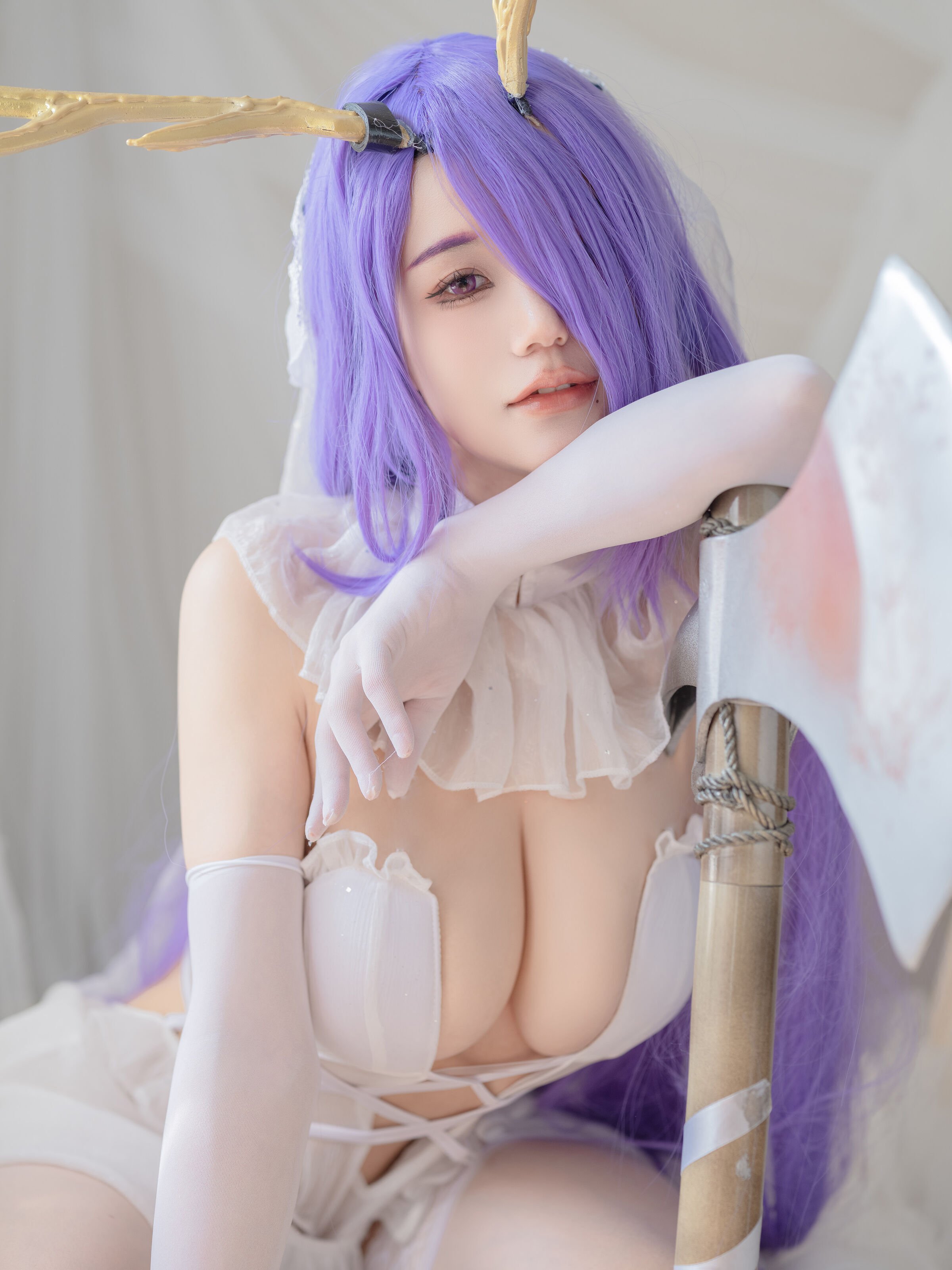 Chiyoda w Kim Lộc Váy cưới Azur Lane