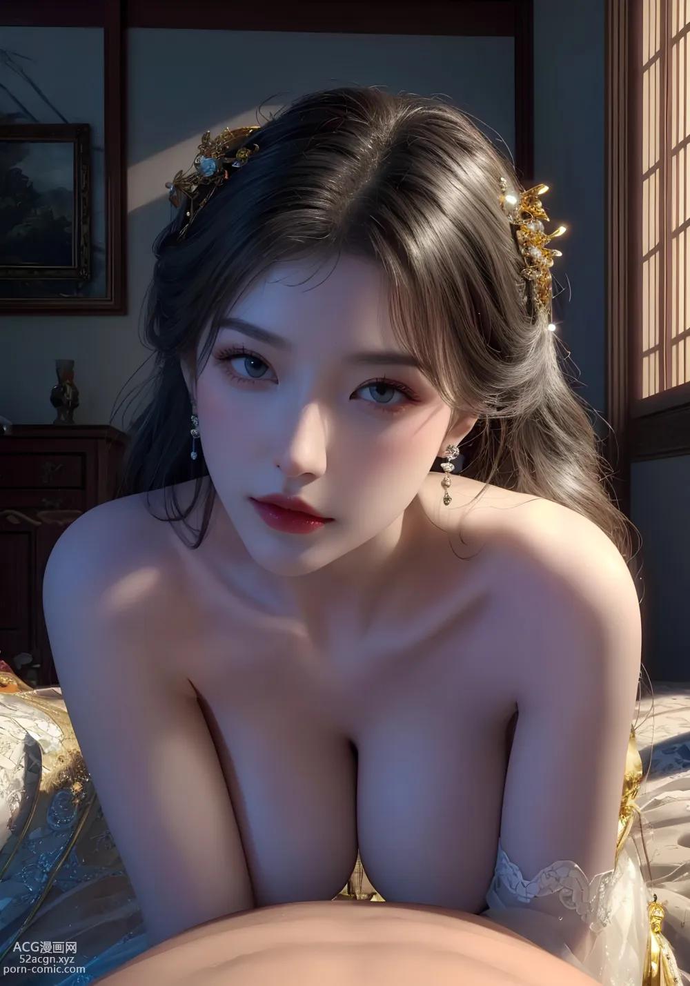 สาวอนิเมะ] [วิเม่] เฟิงอี（queen） – ภาพวาด AI คุณภาพสูง สไตล์โบราณ ชุดภาพ