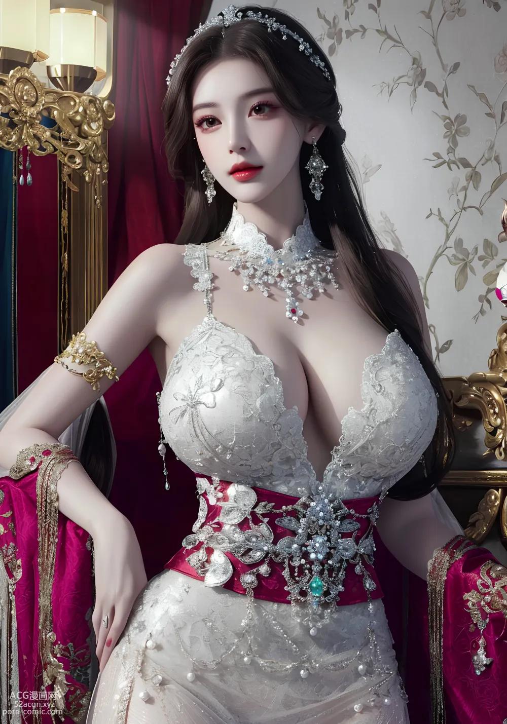 สาวอนิเมะ] [วิเม่] เฟิงอี（queen） – ภาพวาด AI คุณภาพสูง สไตล์โบราณ ชุดภาพ