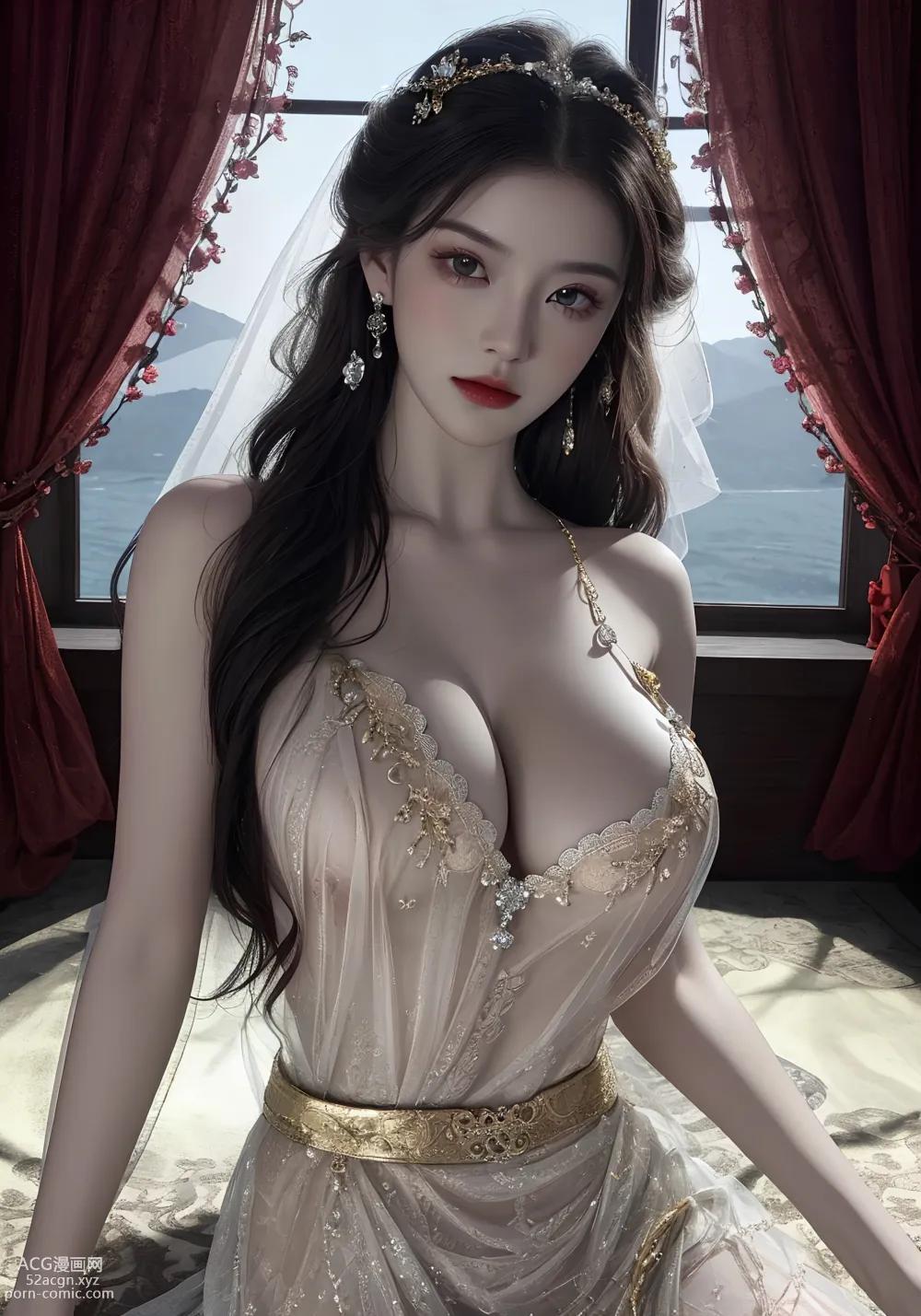 สาวอนิเมะ] [วิเม่] เฟิงอี（queen） – ภาพวาด AI คุณภาพสูง สไตล์โบราณ ชุดภาพ