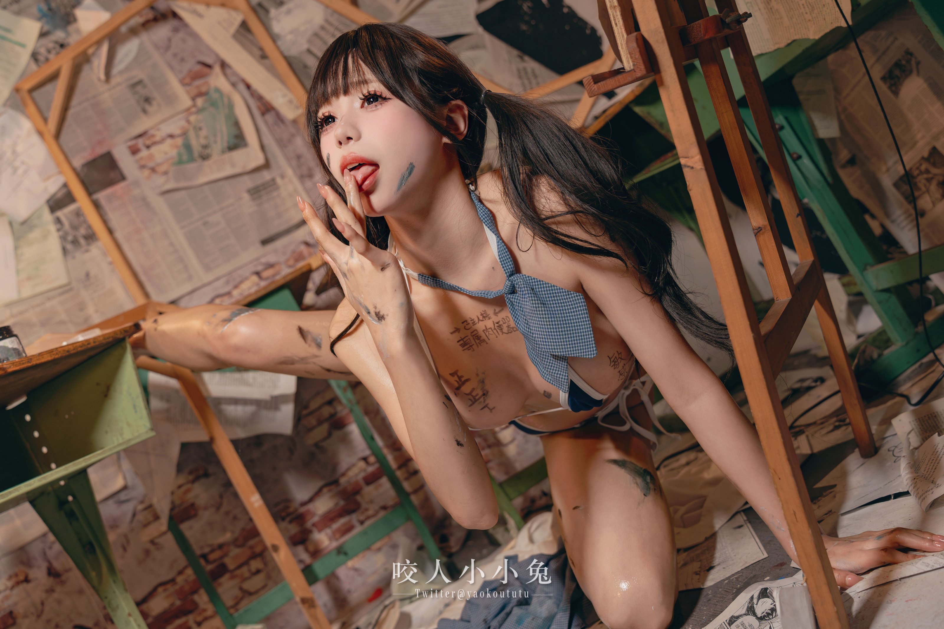 兎娘を一口かむ ovo - 未成名画作