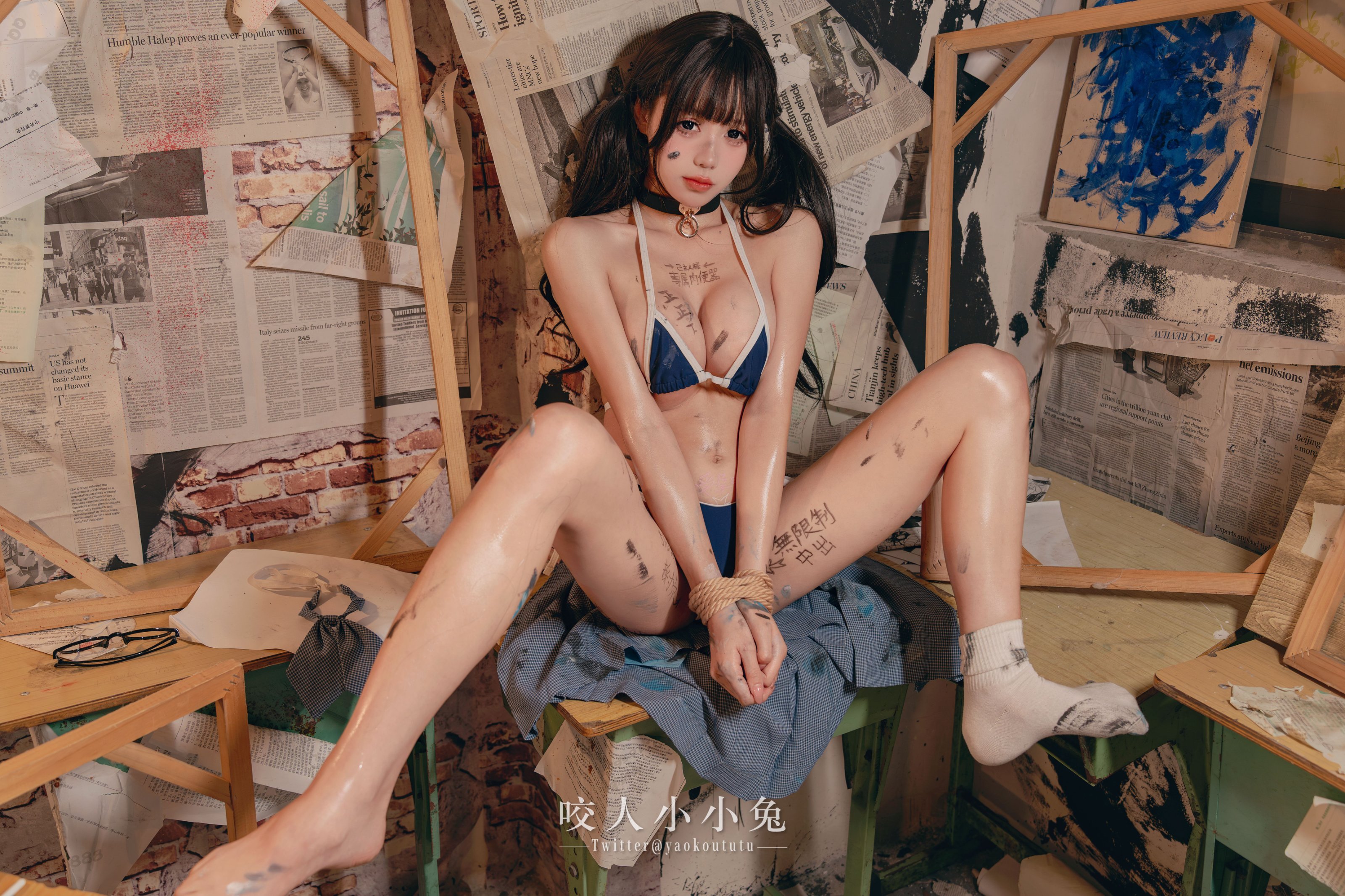 兎娘を一口かむ ovo - 未成名画作
