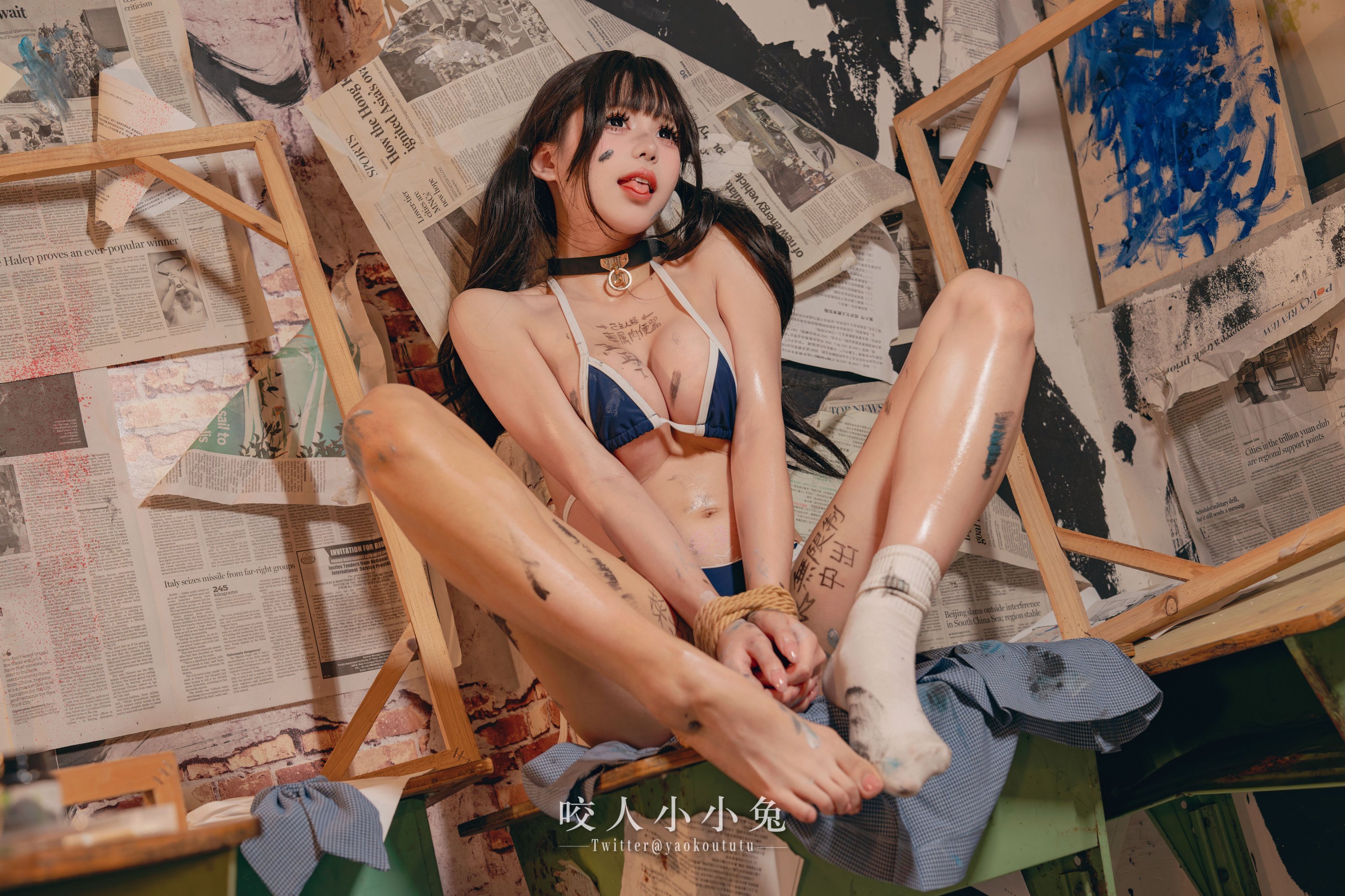 兎娘を一口かむ ovo - 未成名画作