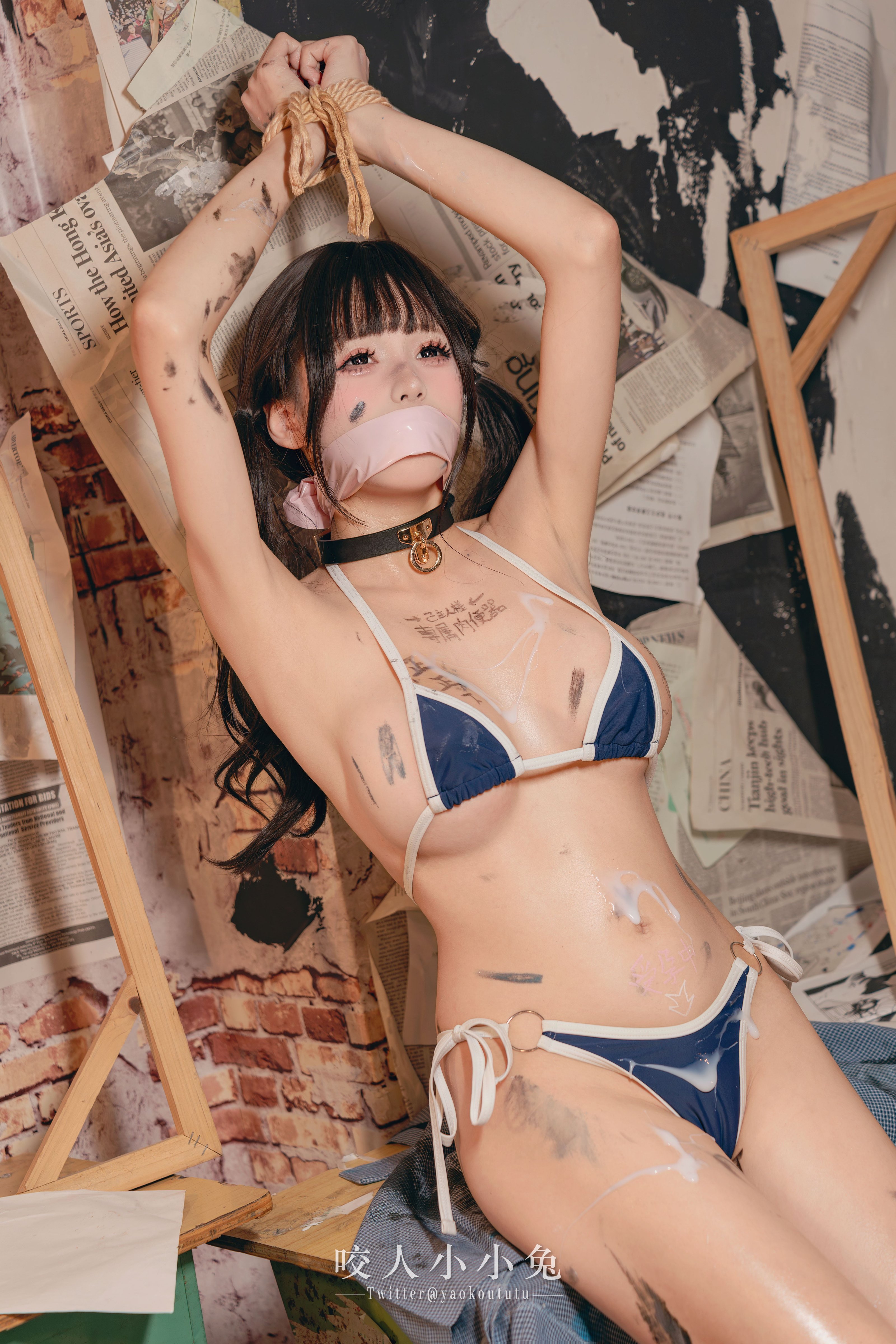 兎娘を一口かむ ovo - 未成名画作