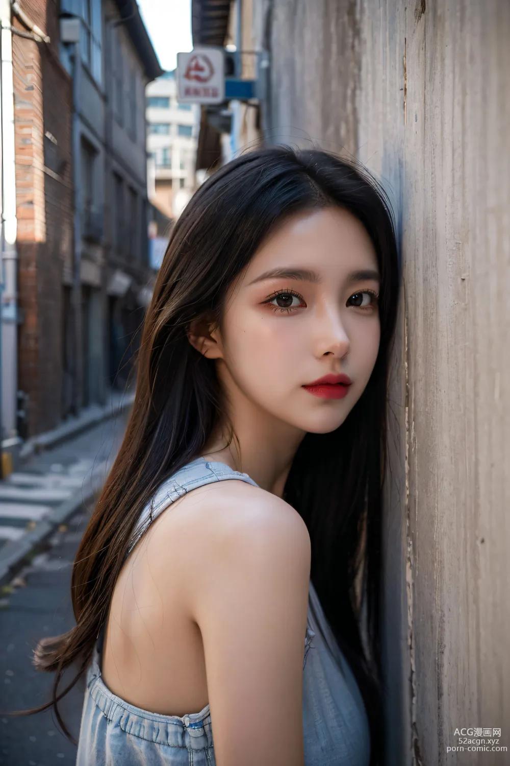 Anime Girl] [Aesthetic] AI Original Beauty in the Small Alley
