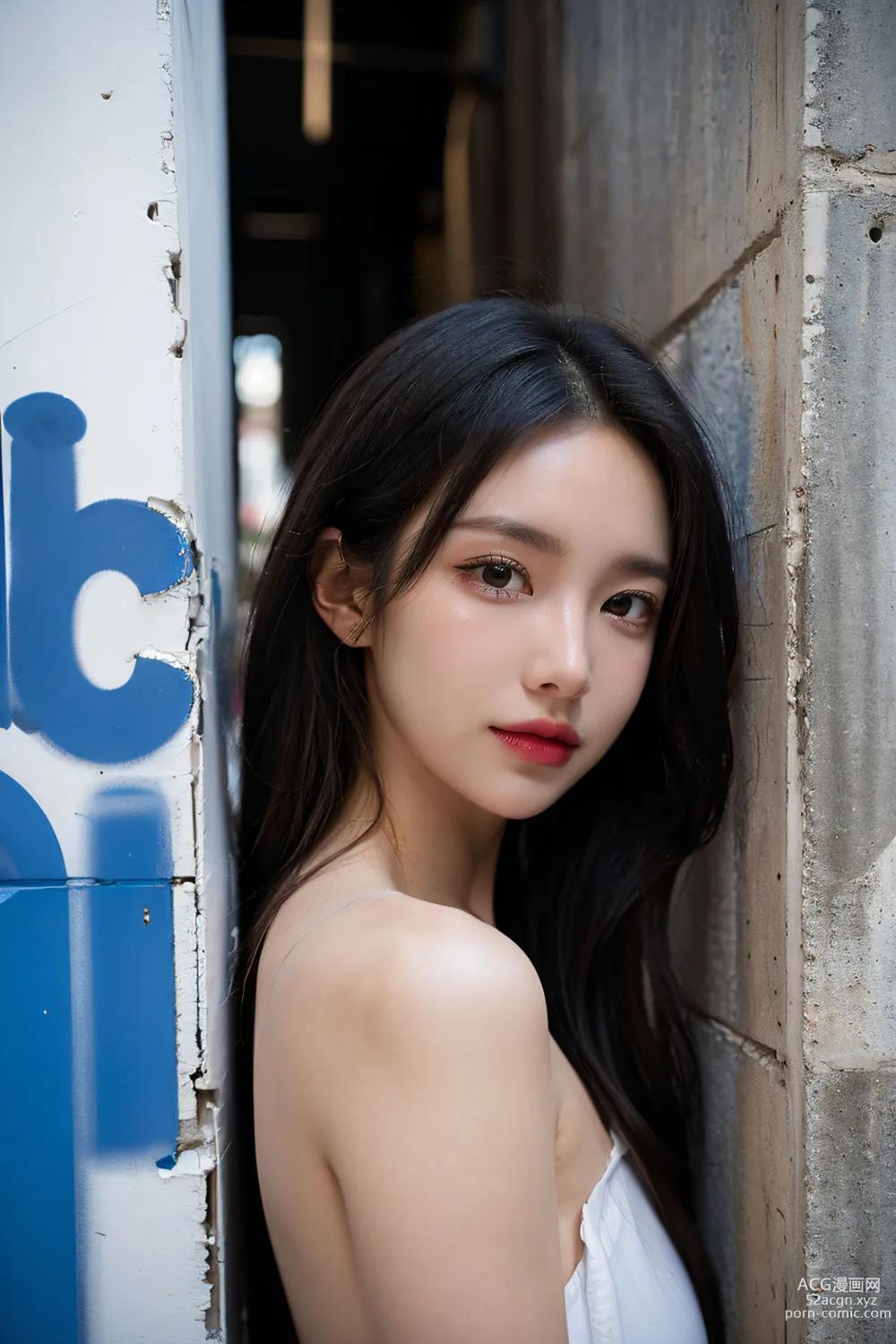 แอนิเมะ เกิร์ล] [วิเม] เอไอ ออริจินัล สาวสวยในตรอกเล็ก