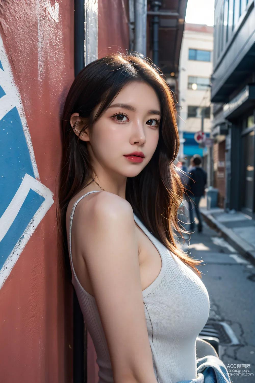 Anime Girl] [Aesthetic] AI Original Beauty in the Small Alley