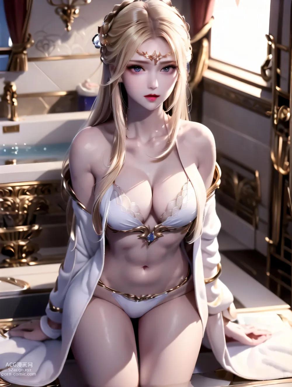 AI จีนอนิเมะ Qian Renxue ผ้าขนหนู