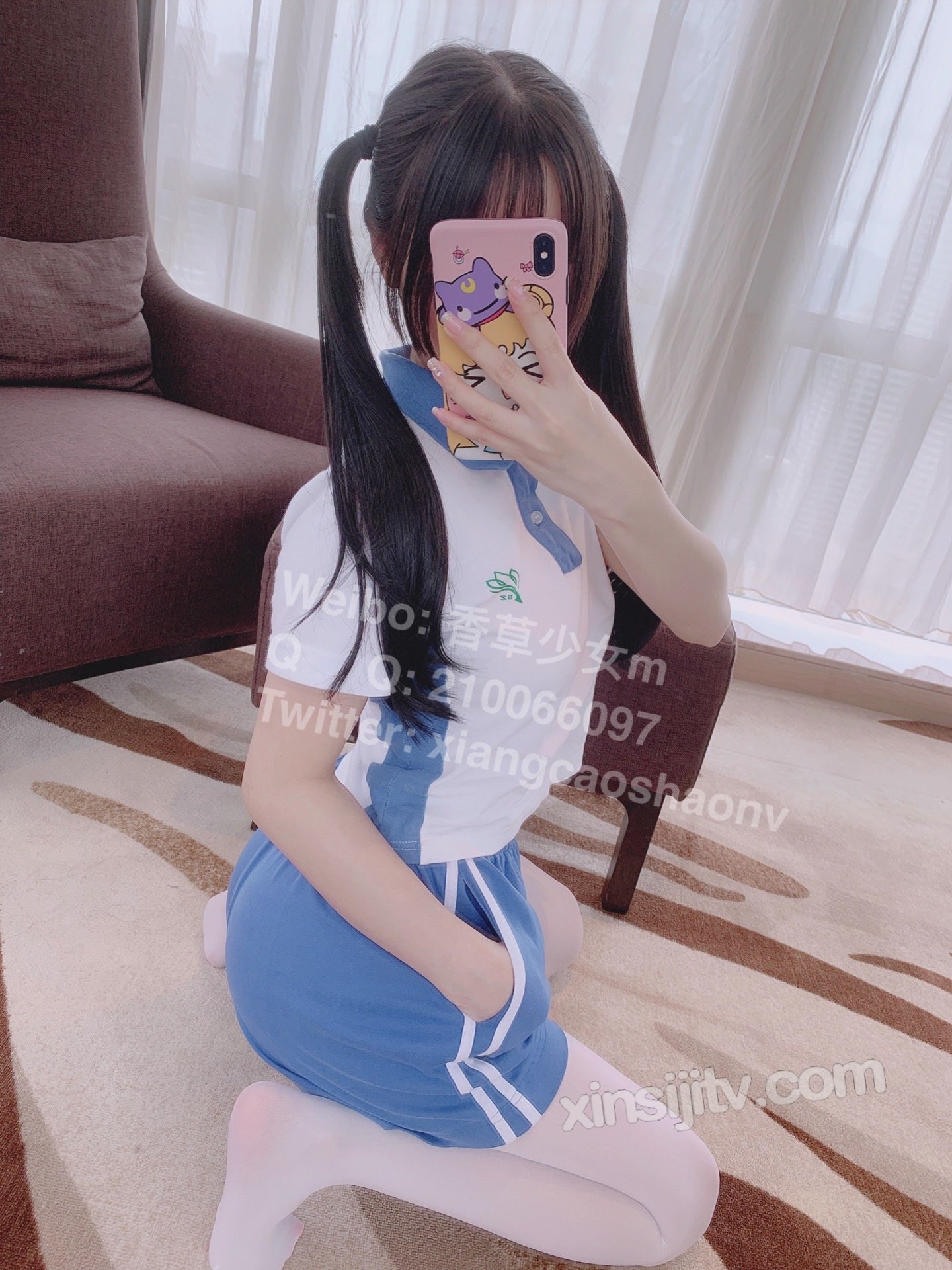 香草少女m（九尾狐m） - 制服白糸