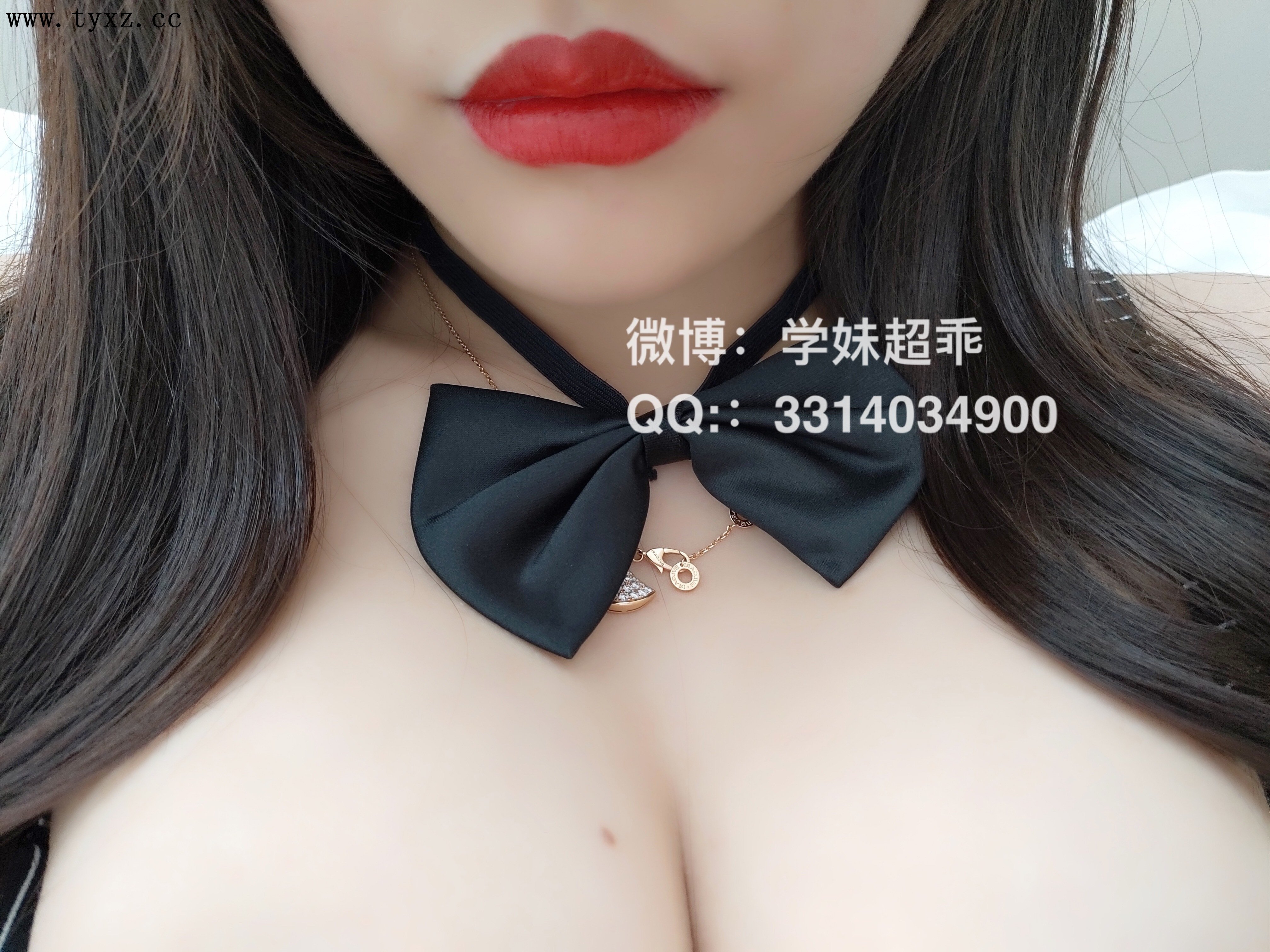 香草少女m(九尾狐狸m) - 黑絲束身