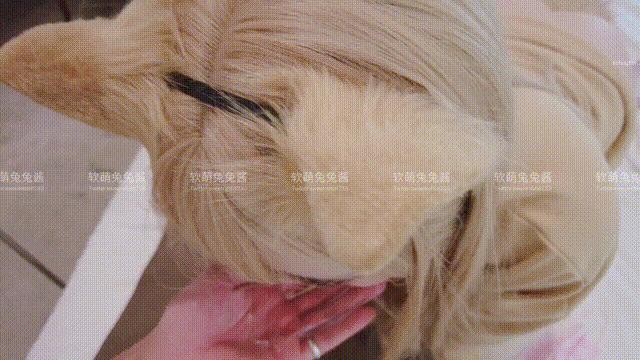 软萌兔兔酱爱猫人士 Cosplay | GIF 写真图集
