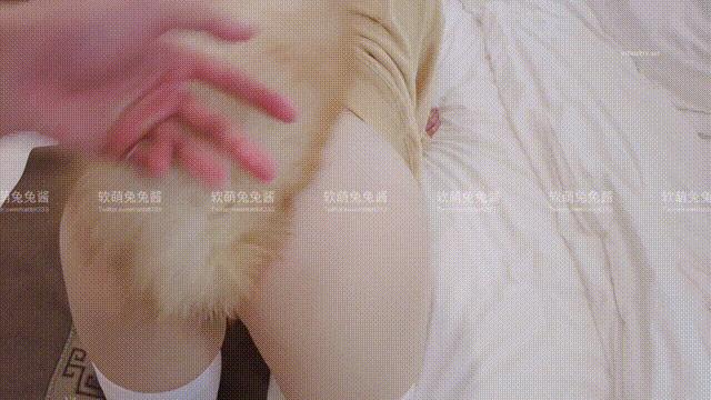 Soft Cute Bunny Chan Cat Lover GIF Photo Set