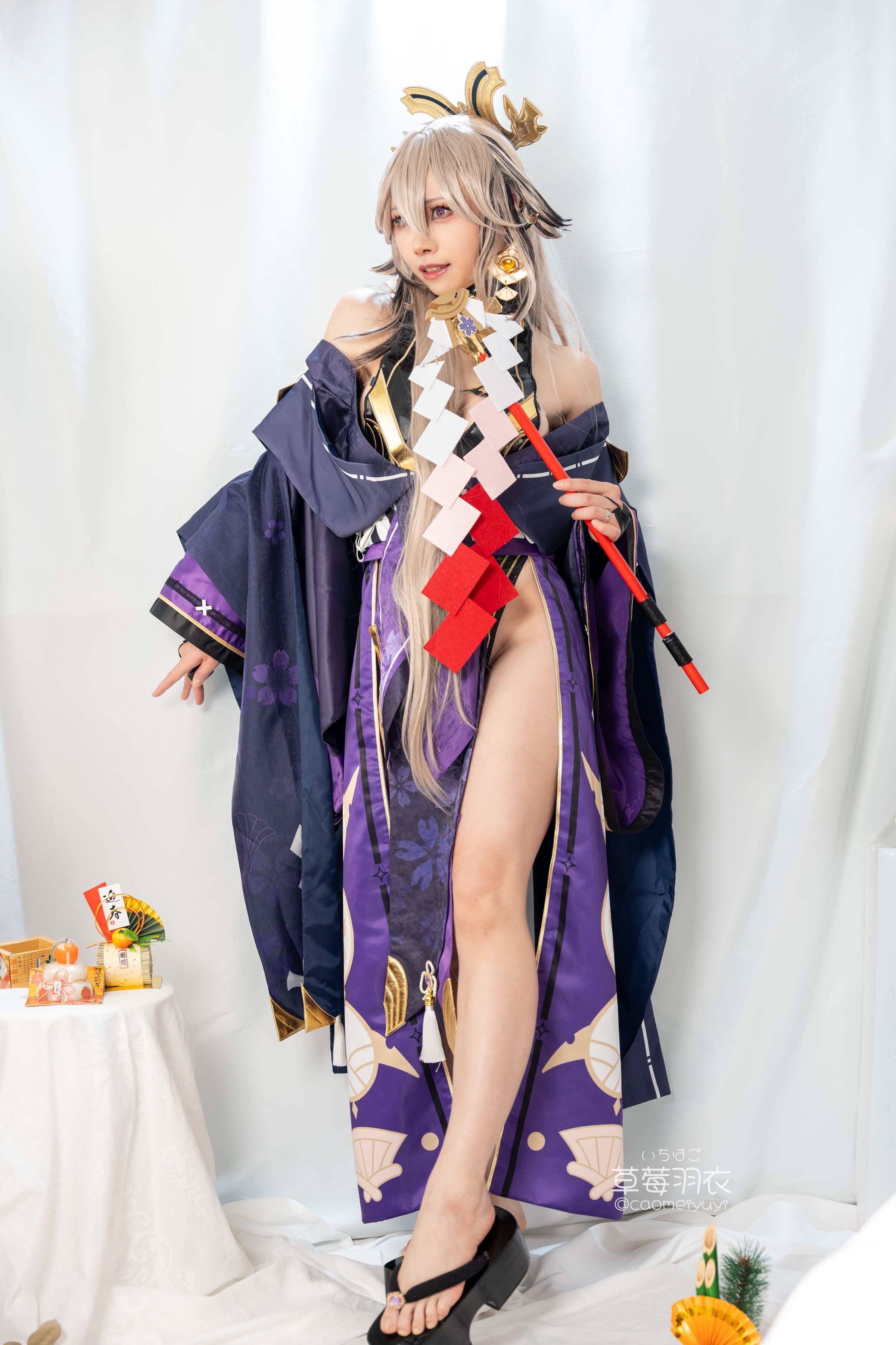 草莓羽衣 黒ギャル八重神子