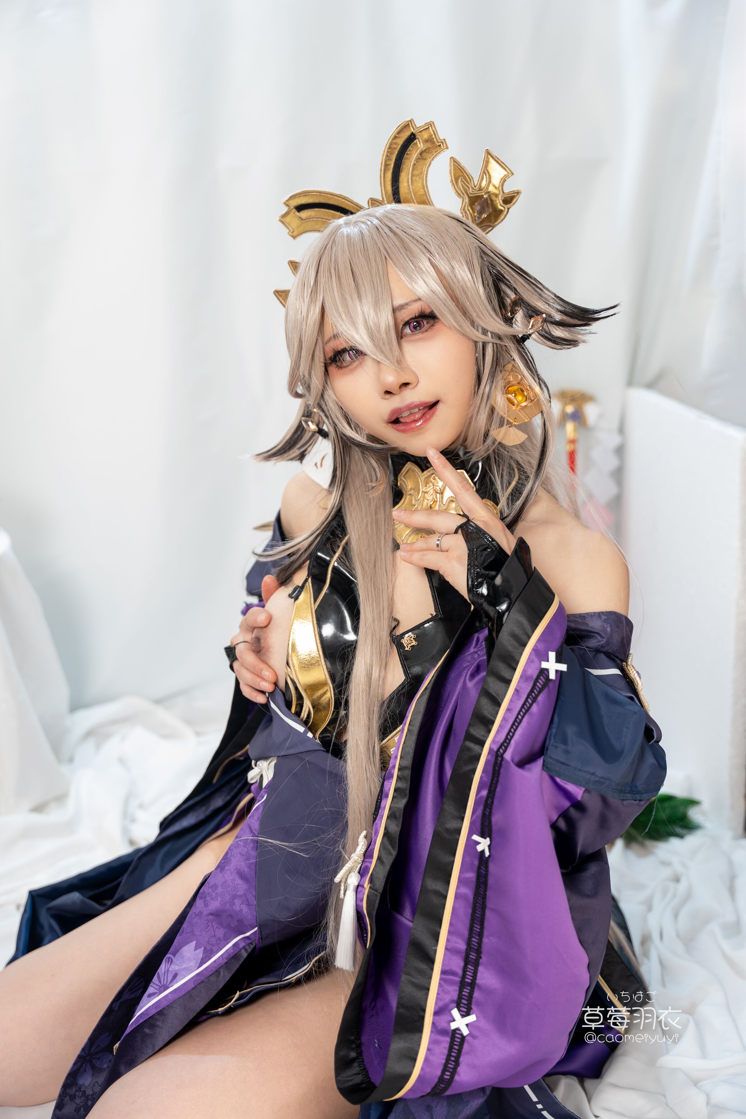 草莓羽衣 黒ギャル八重神子