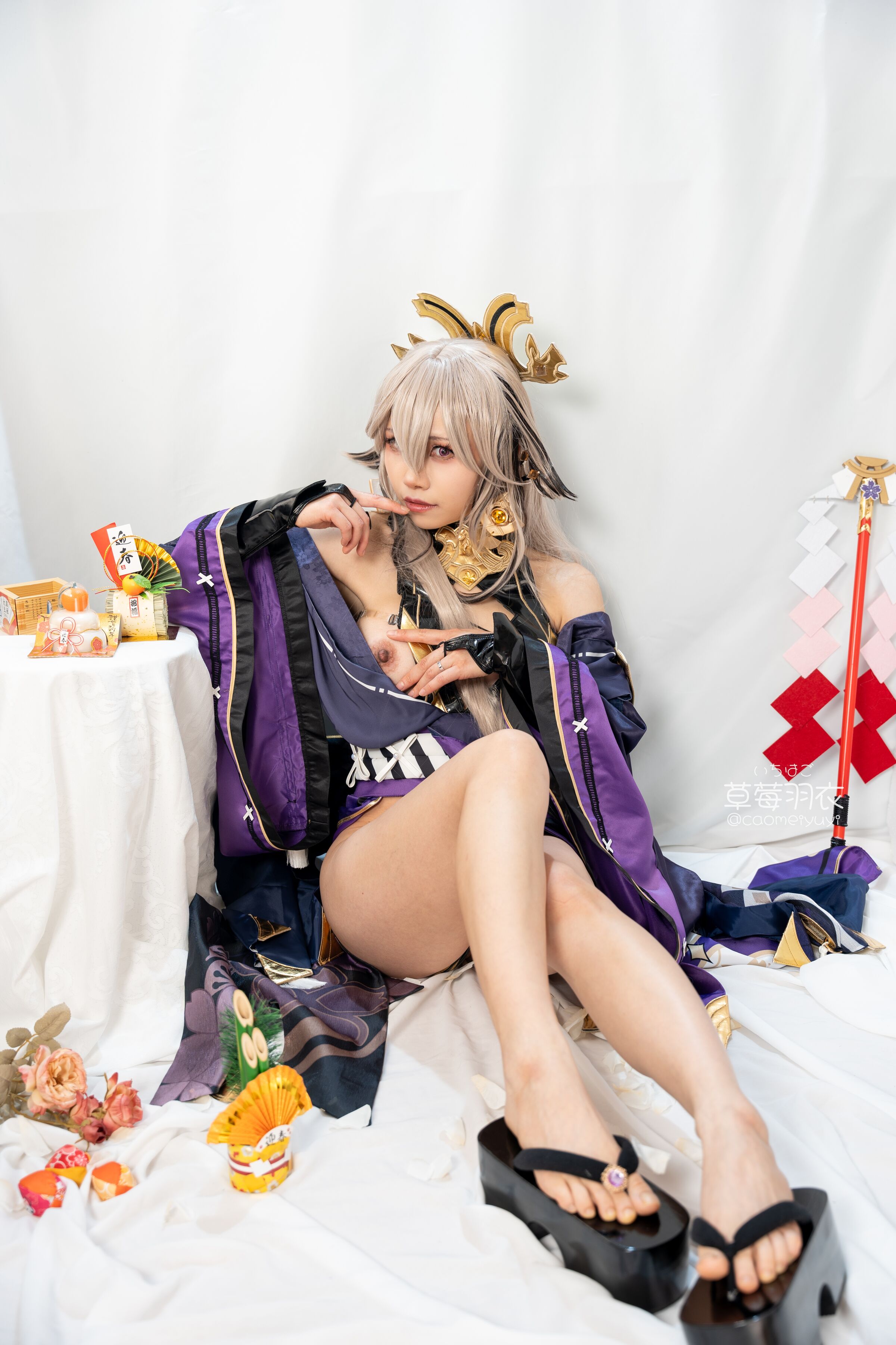 草莓羽衣 黒ギャル八重神子