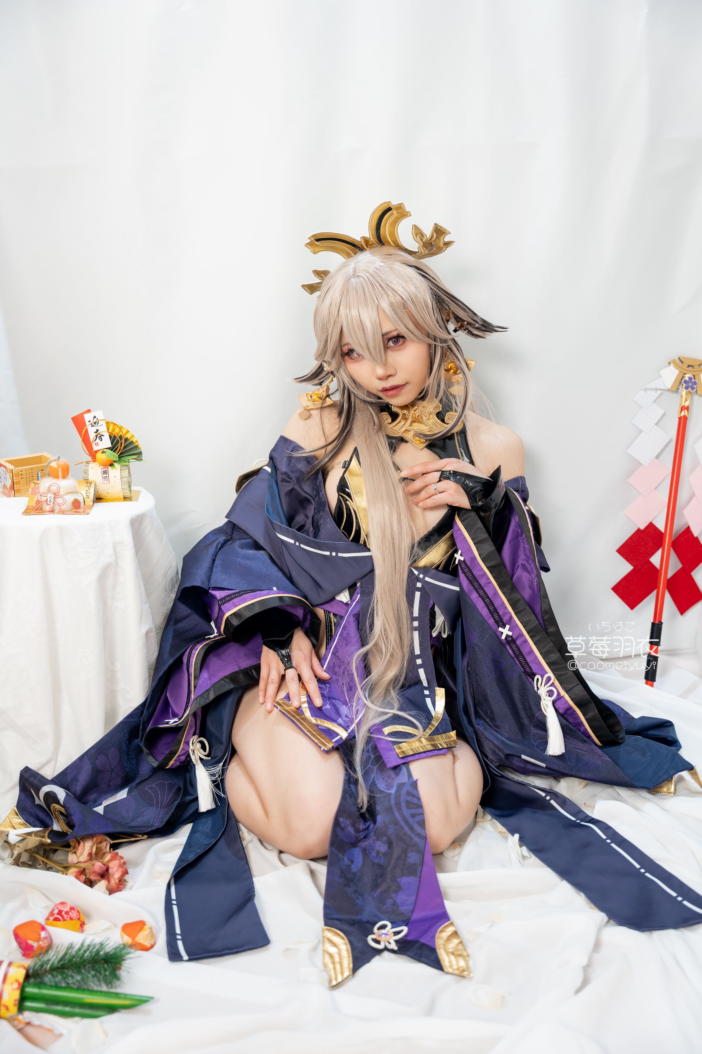 草莓羽衣 黒ギャル八重神子