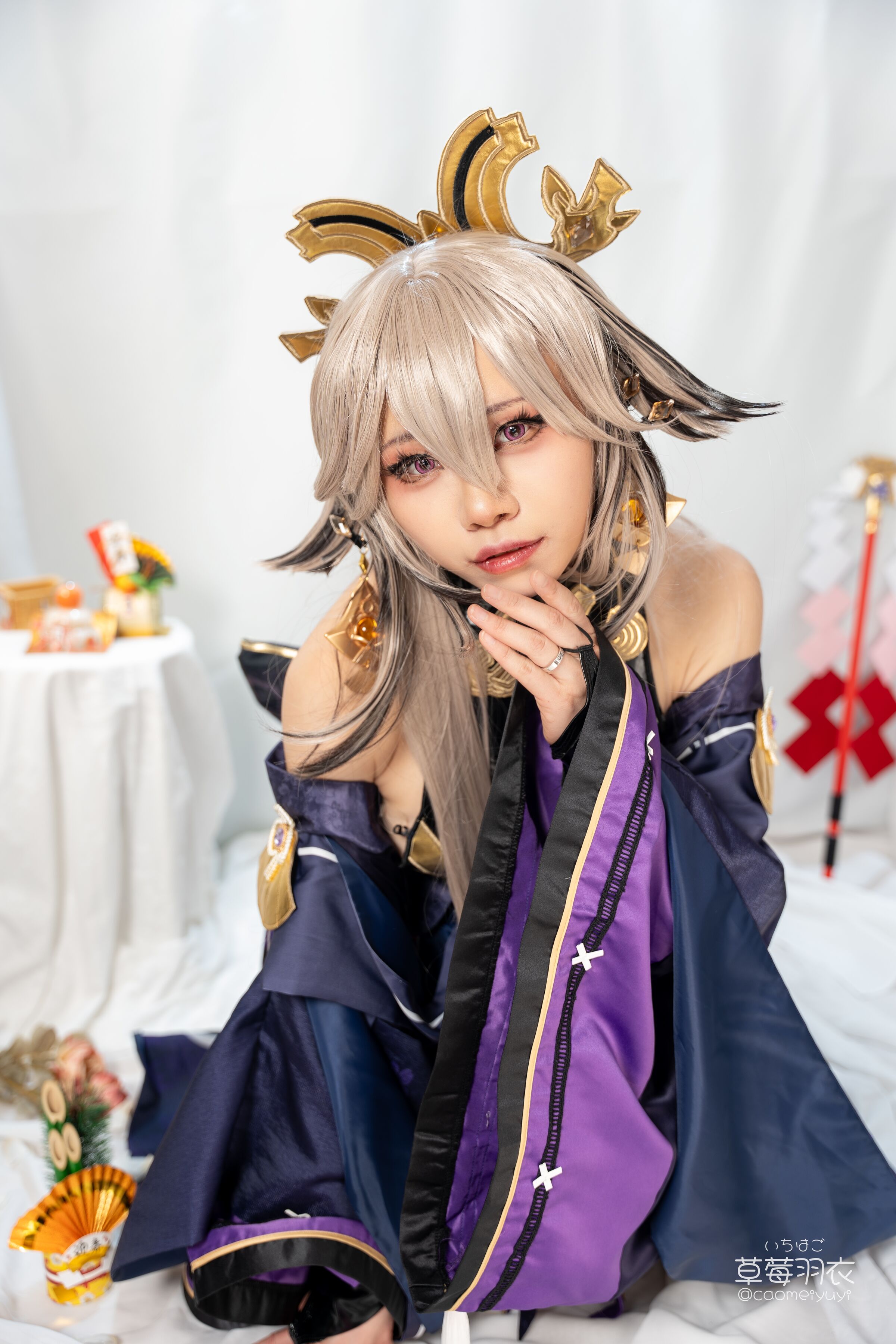草莓羽衣 黒ギャル八重神子