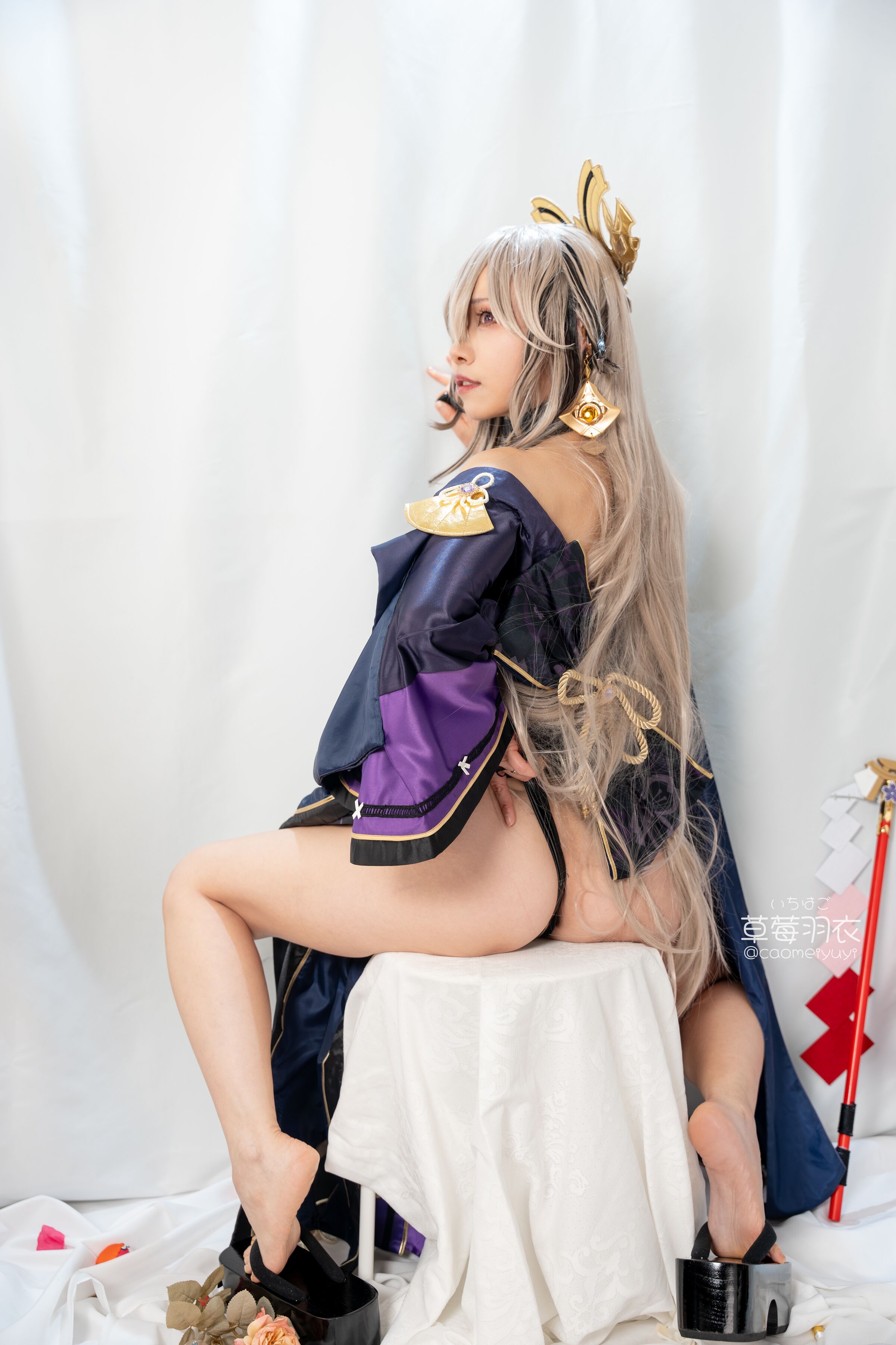 草莓羽衣 黒ギャル八重神子